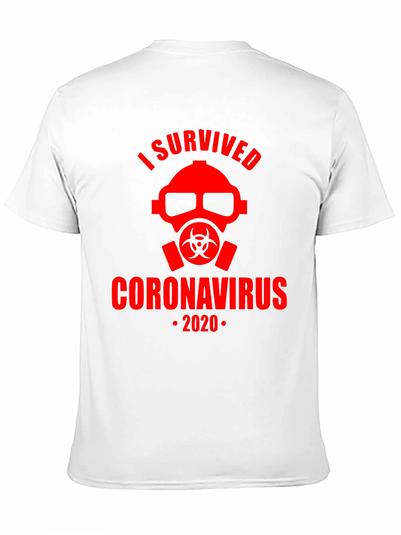 I Survived Coronavirus 2020 Black T-Shirt