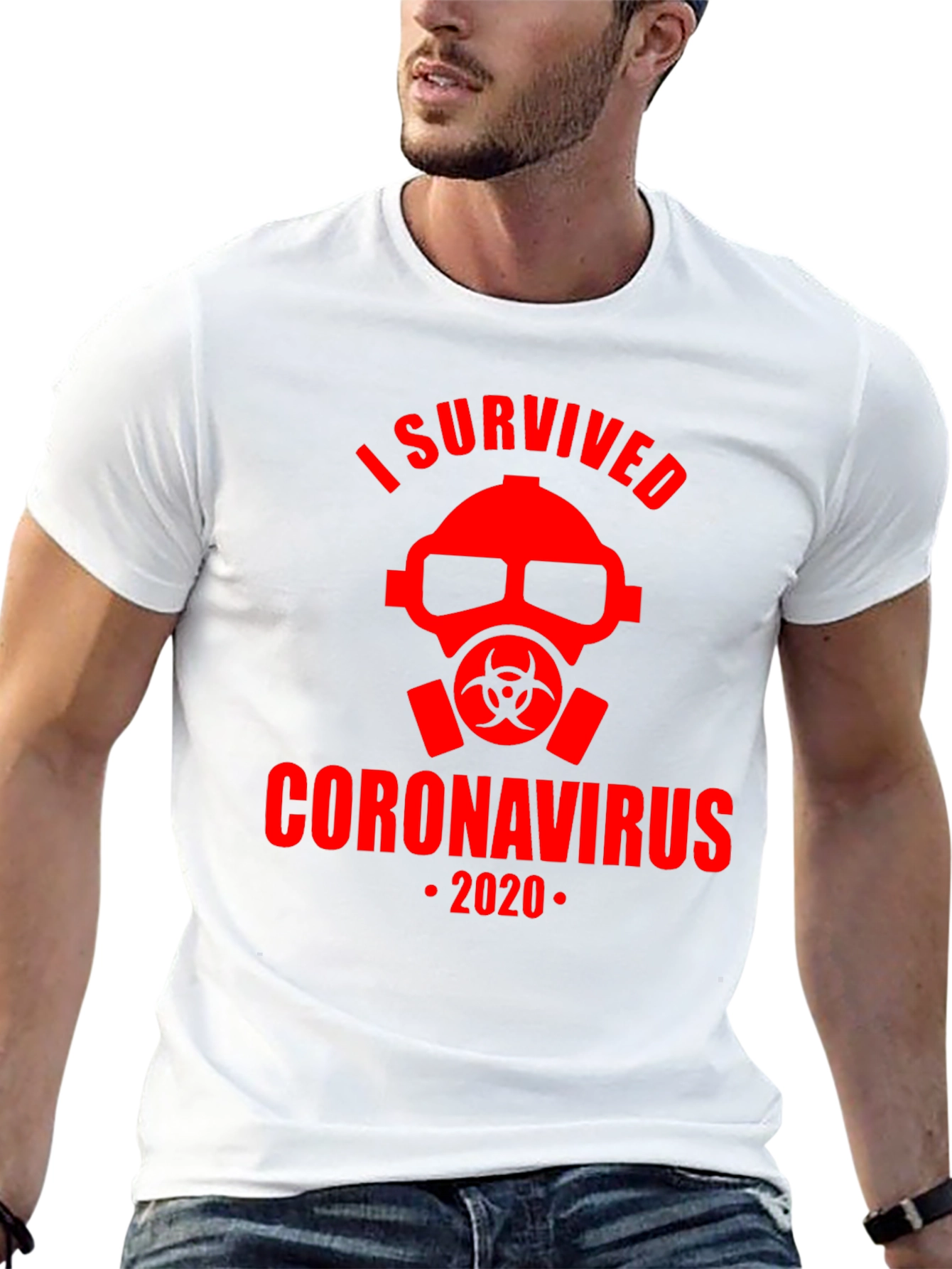 I Survived Coronavirus 2020 Black T-Shirt