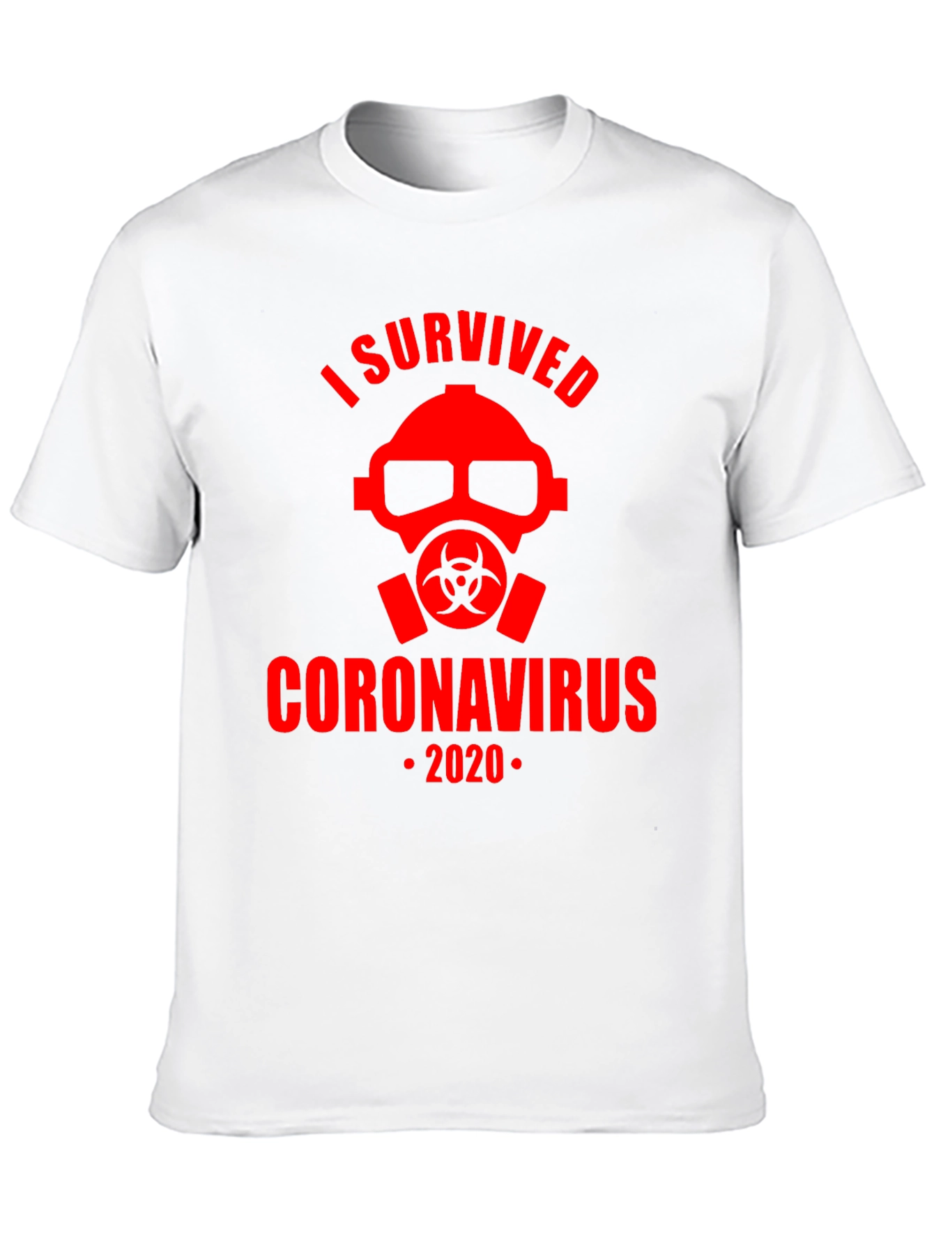 I Survived Coronavirus 2020 Black T-Shirt