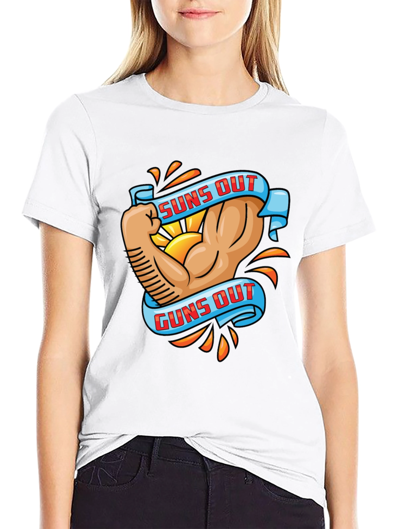 Suns Out Guns Out Graphic T-Shirt