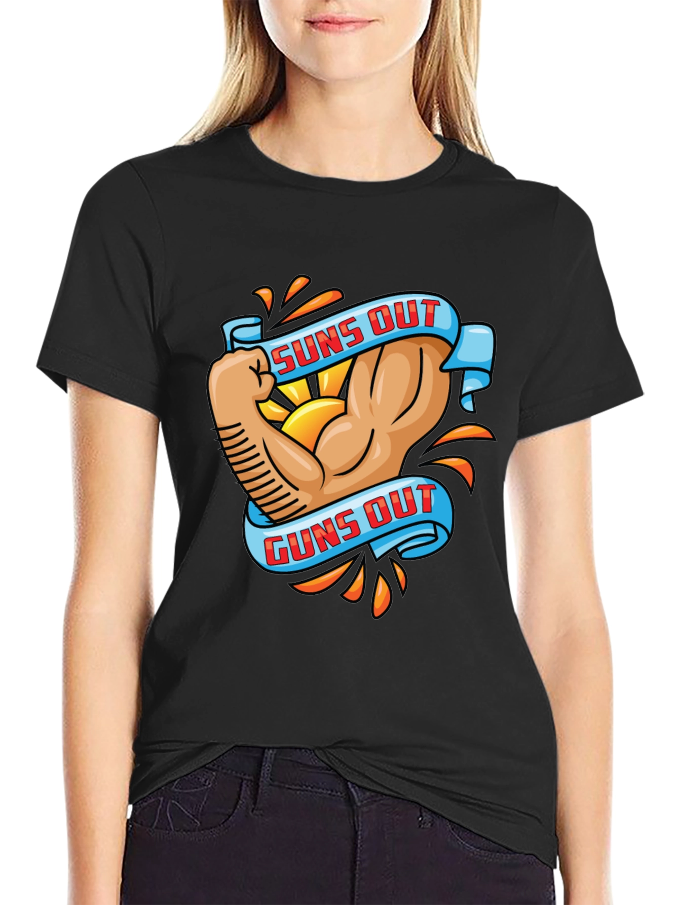 Suns Out Guns Out Graphic T-Shirt