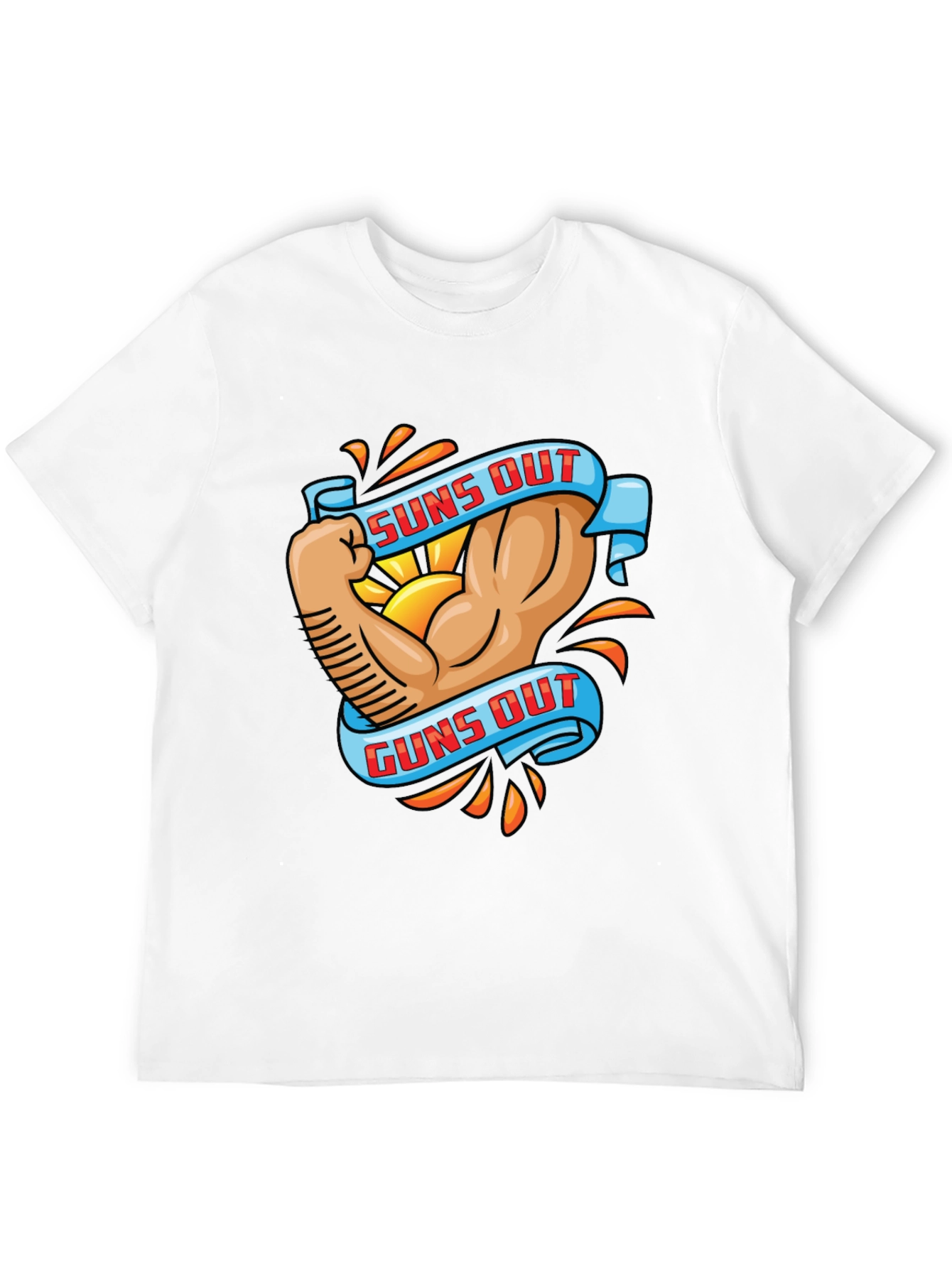 Suns Out Guns Out Graphic T-Shirt