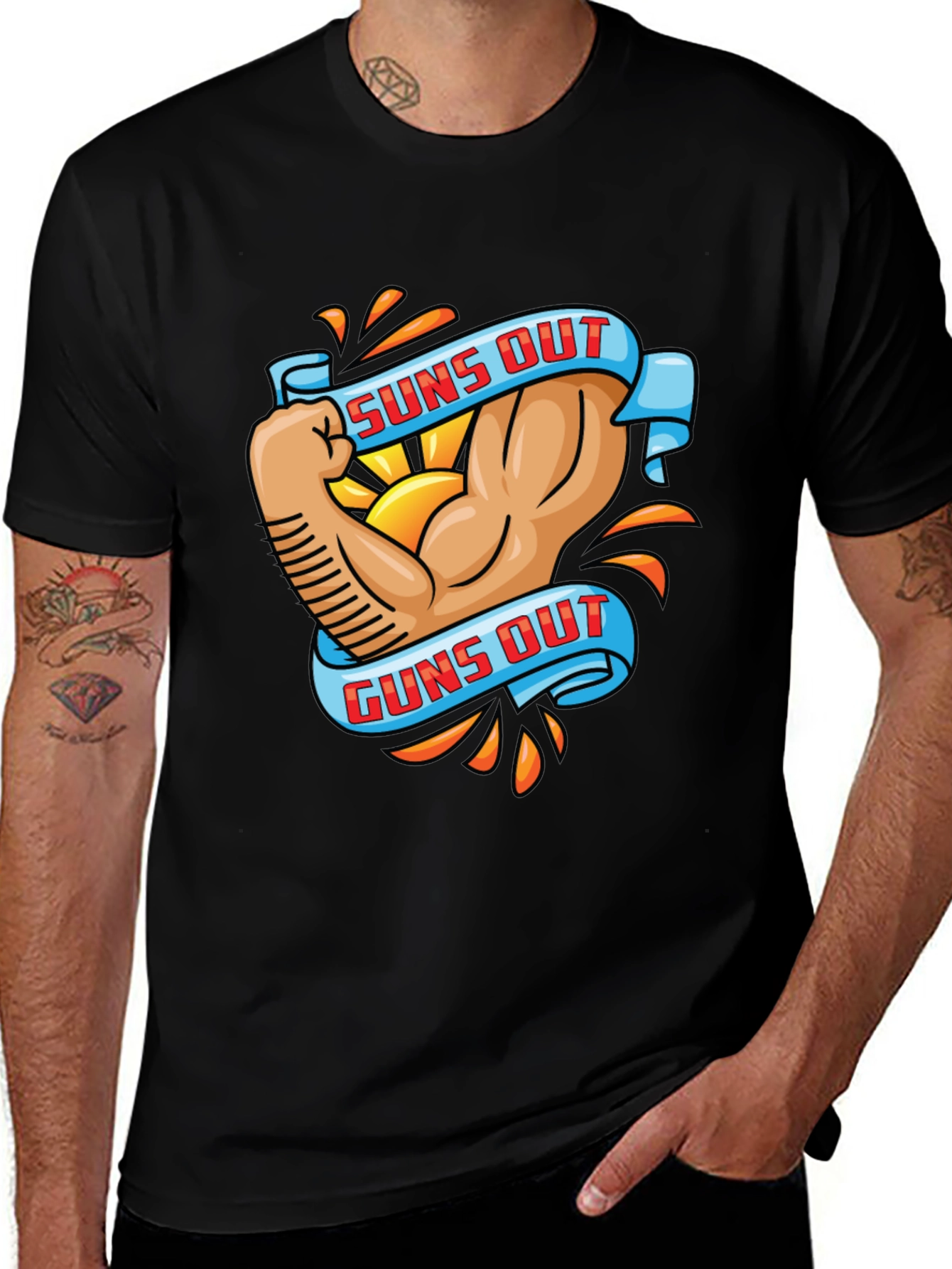 Suns Out Guns Out Graphic T-Shirt
