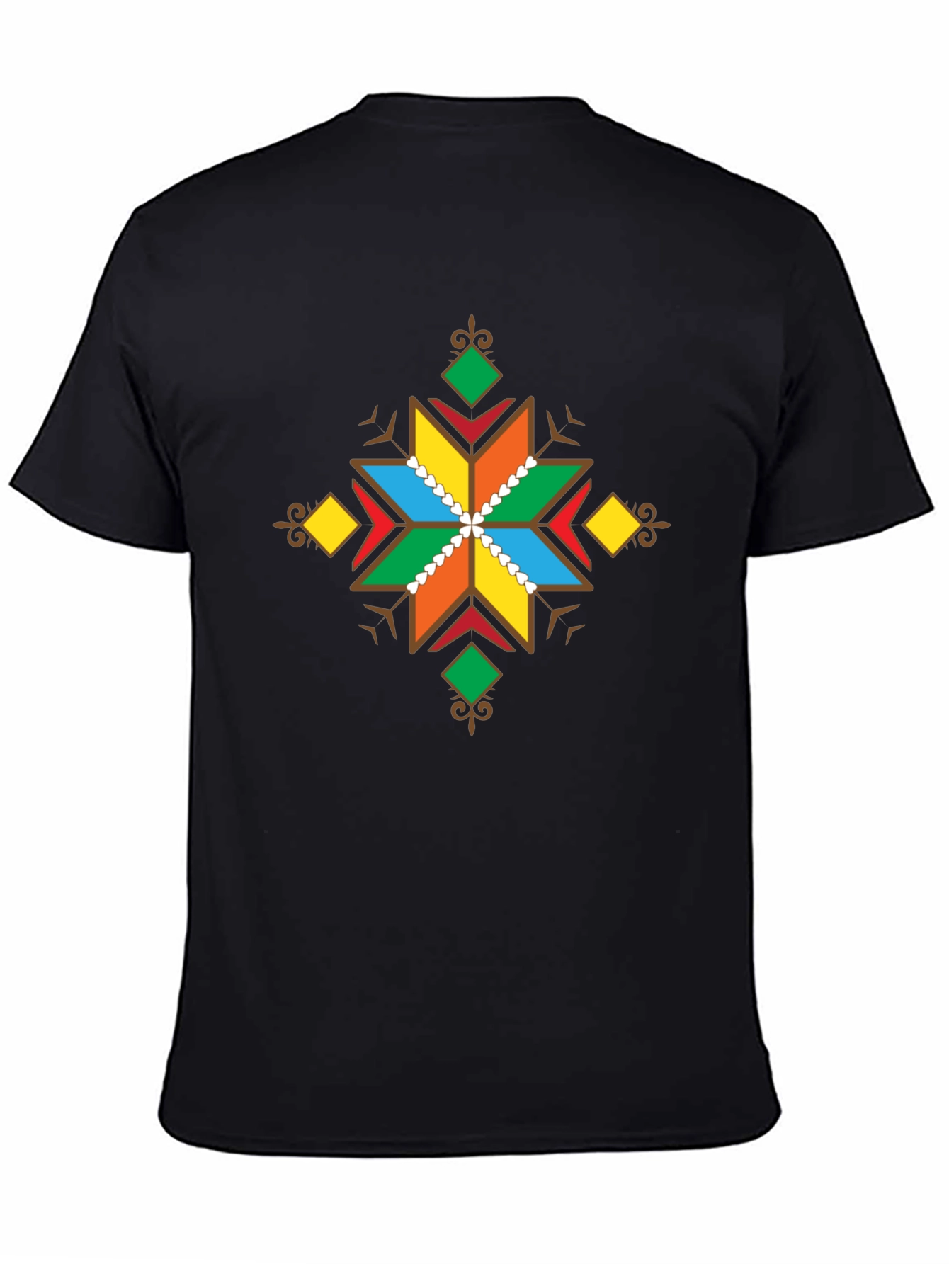 Geometric Star Graphic Tee - Bold & Stylish
