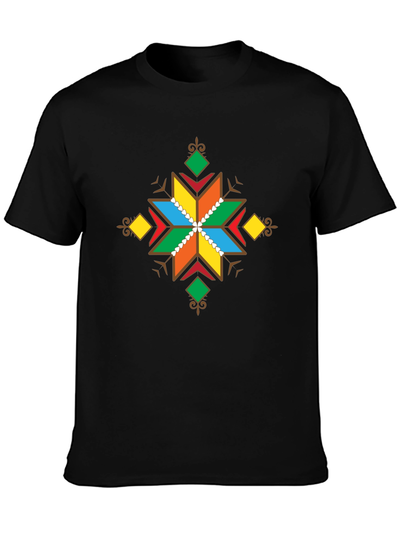Geometric Star Graphic Tee - Bold & Stylish