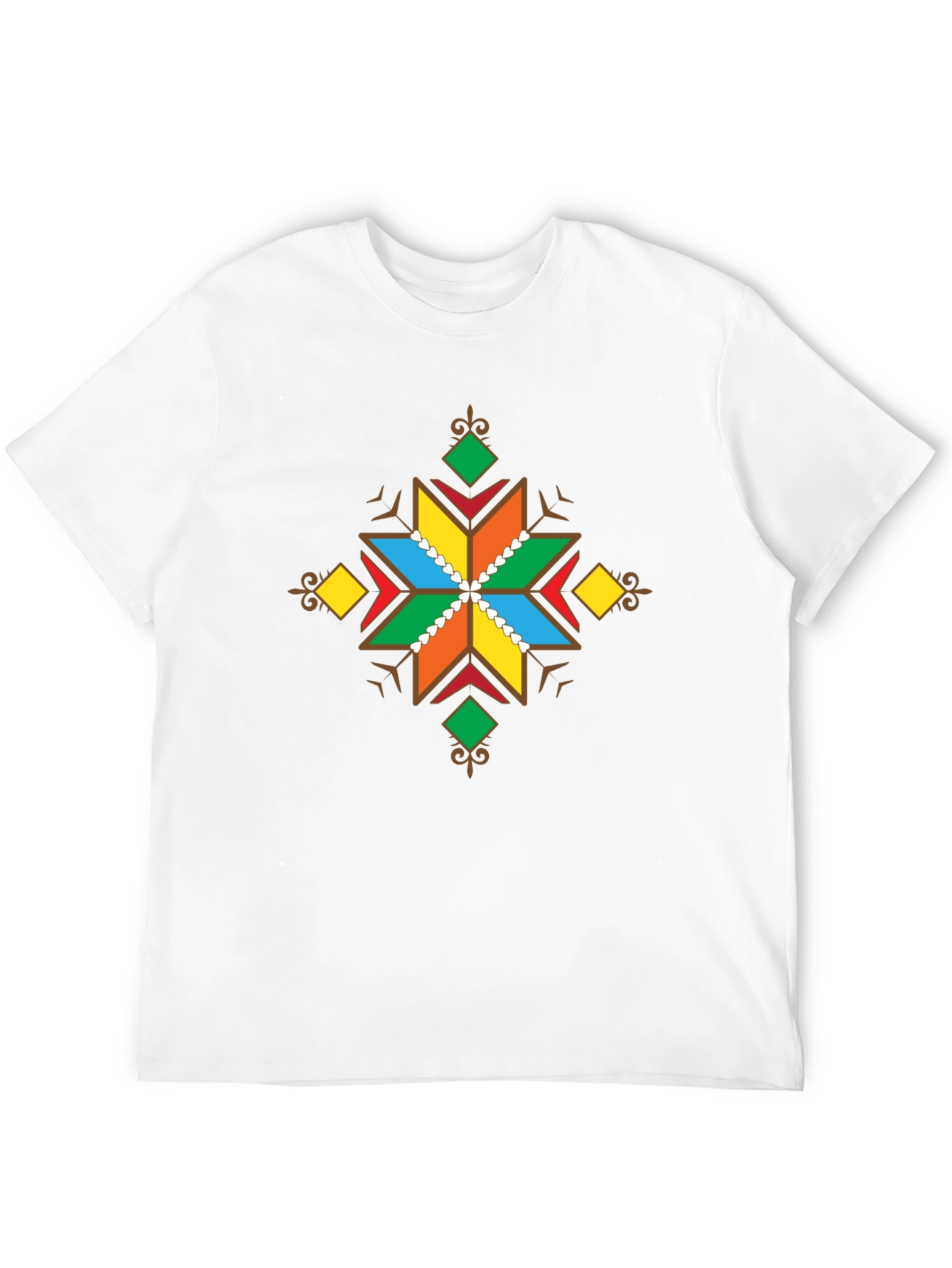 Geometric Star Graphic Tee - Bold & Stylish