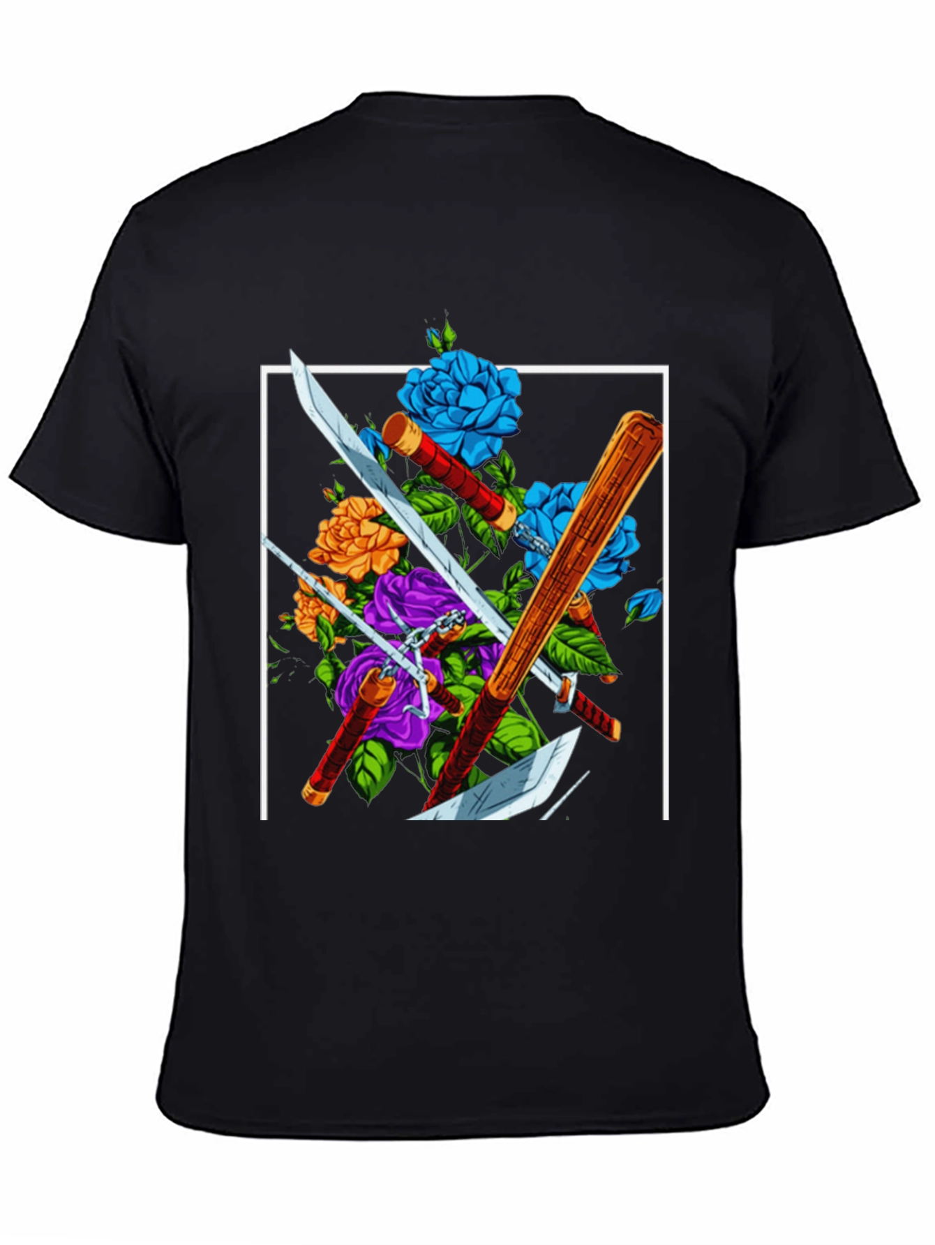 Katana & Roses Graphic Tee