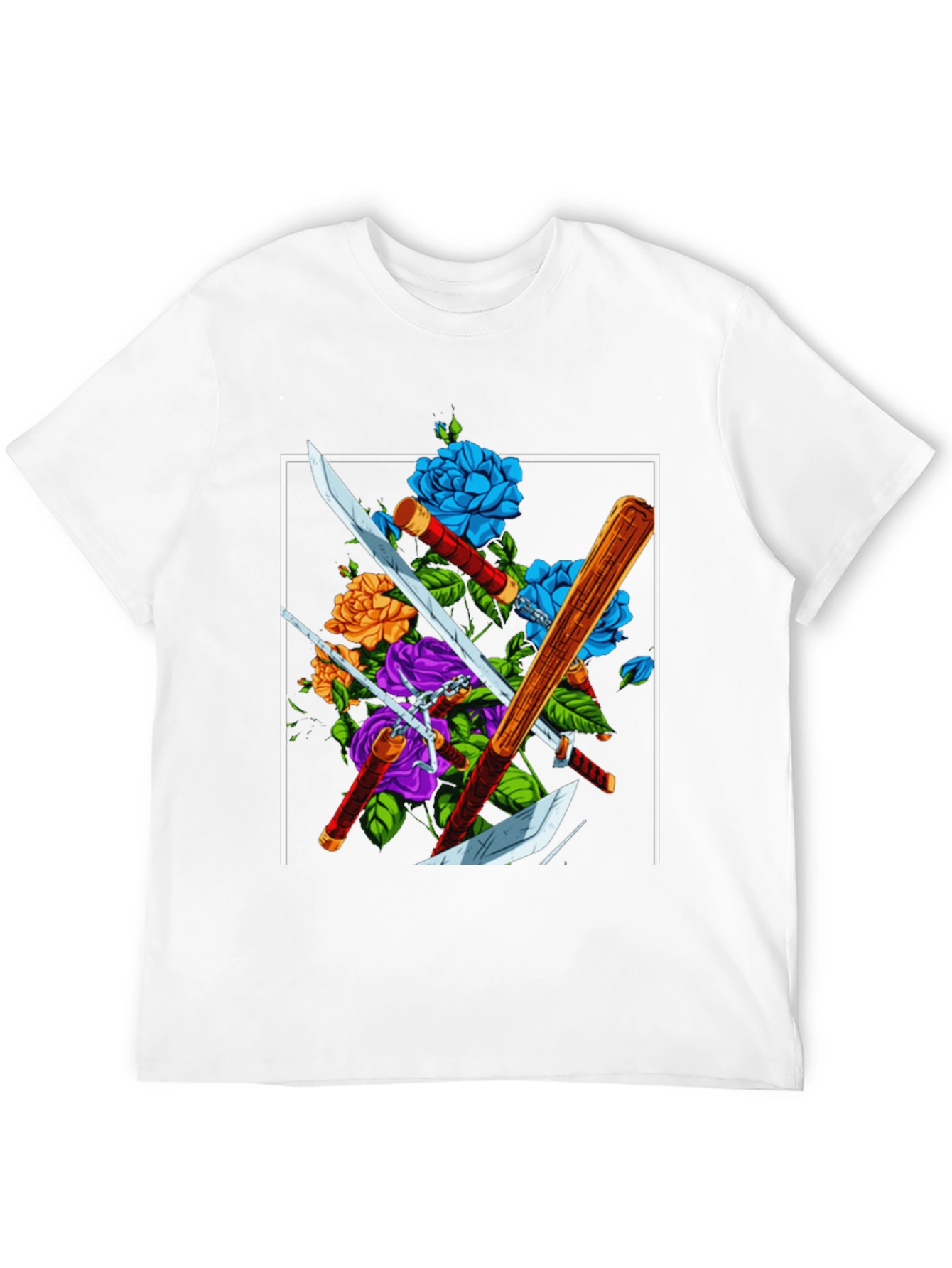 Katana & Roses Graphic Tee