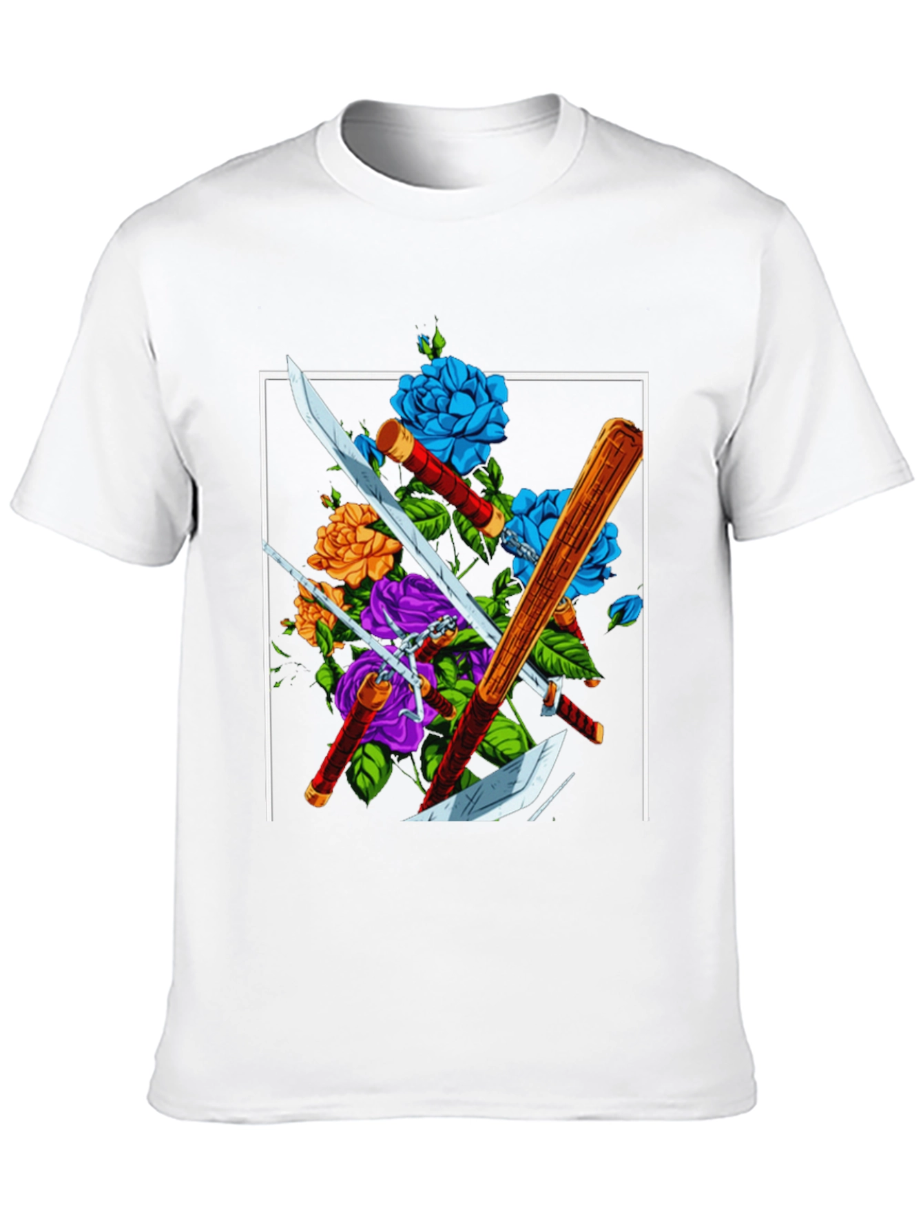 Katana & Roses Graphic Tee