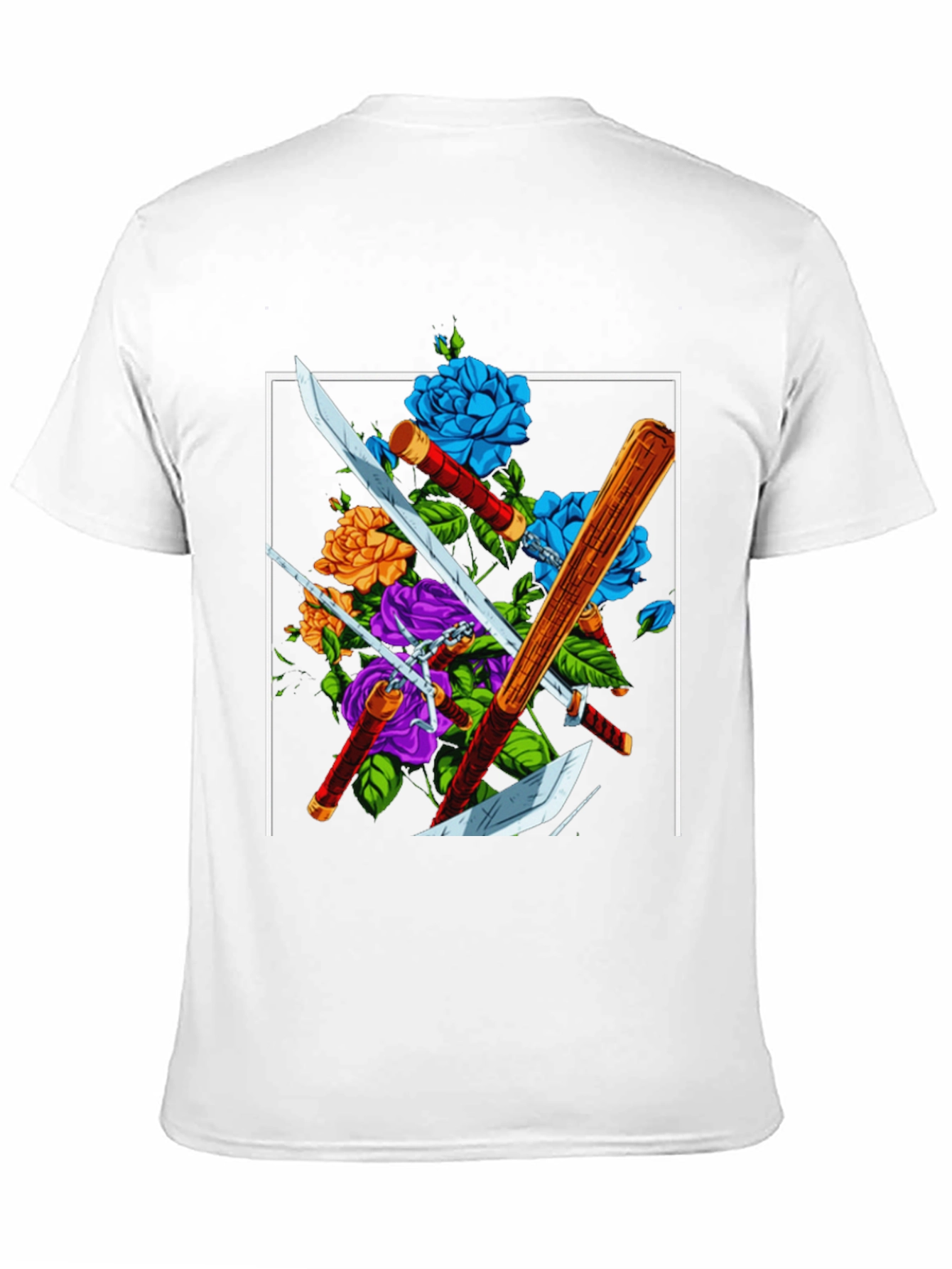 Katana & Roses Graphic Tee