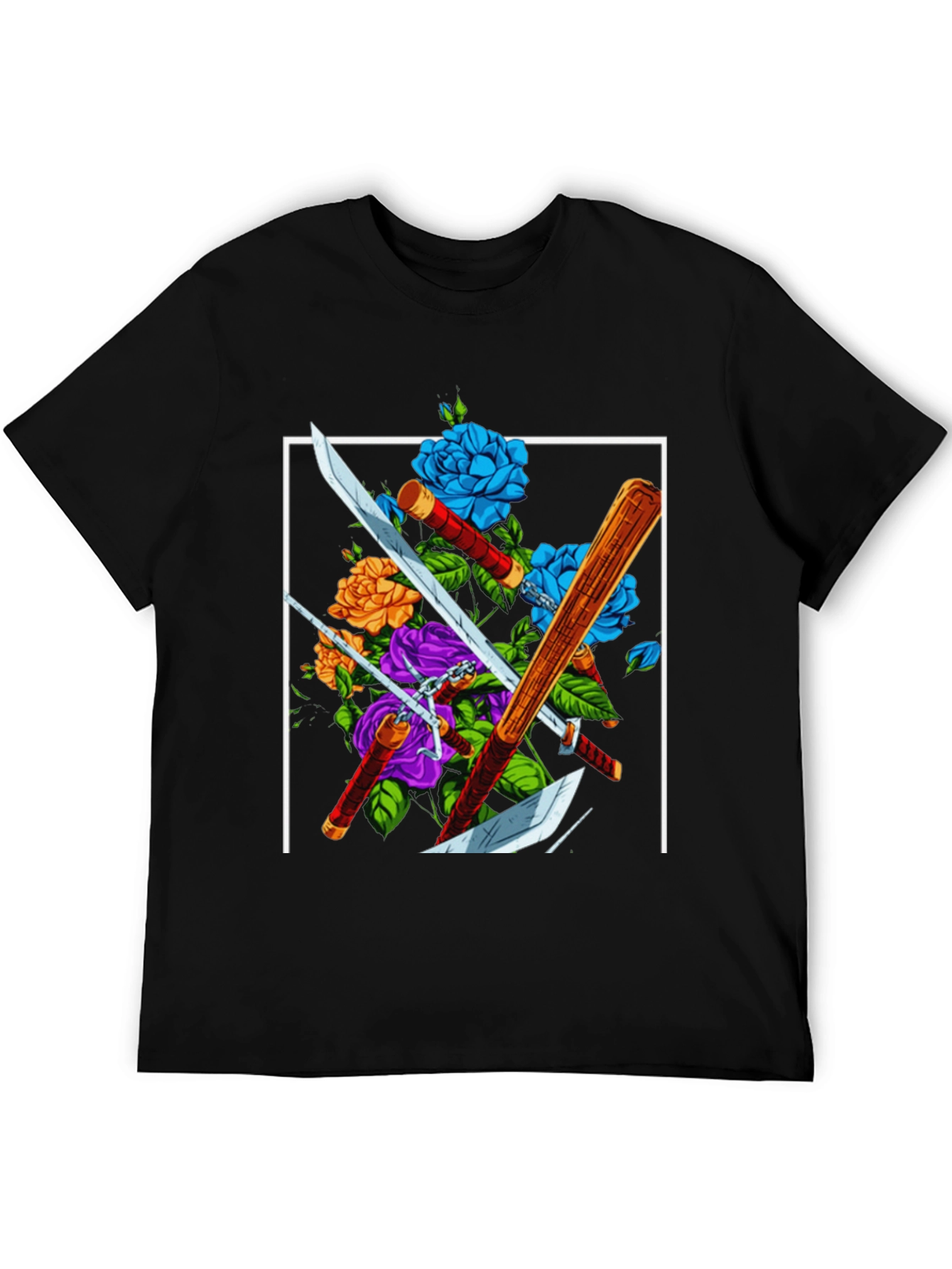 Katana & Roses Graphic Tee