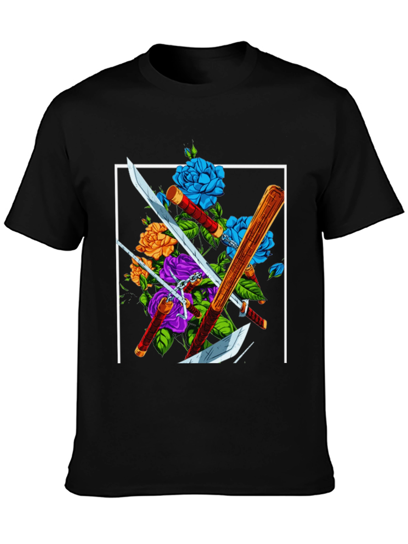 Katana & Roses Graphic Tee