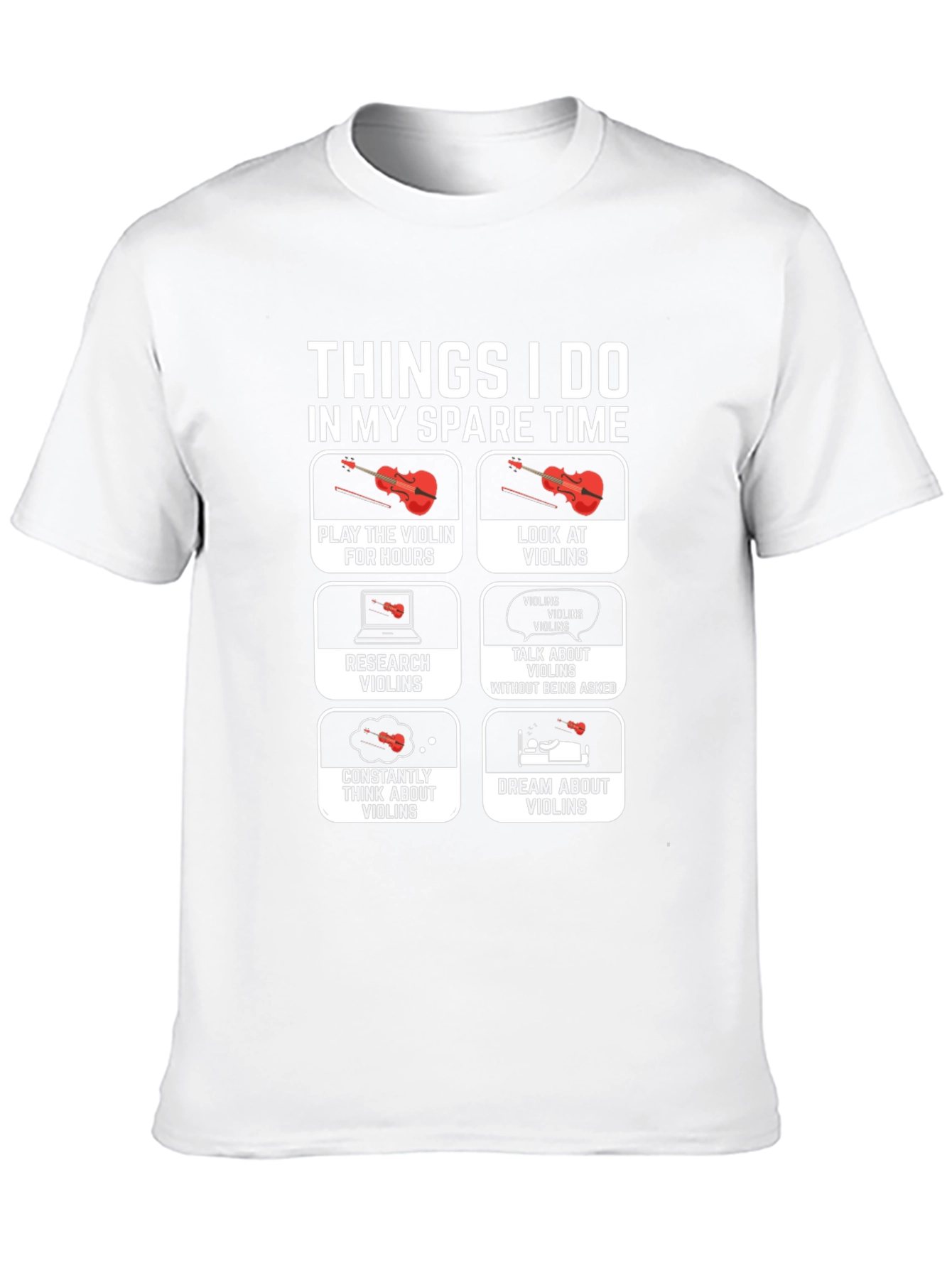 Violin Spare Time Hobby T-Shirt
