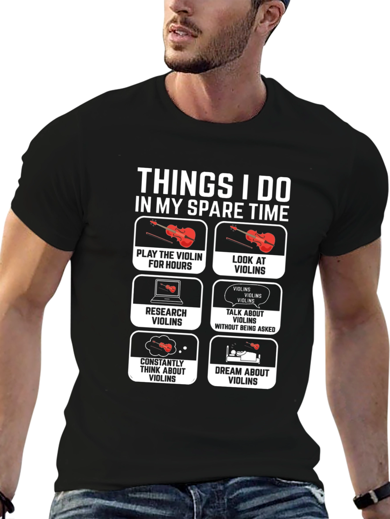 Violin Spare Time Hobby T-Shirt