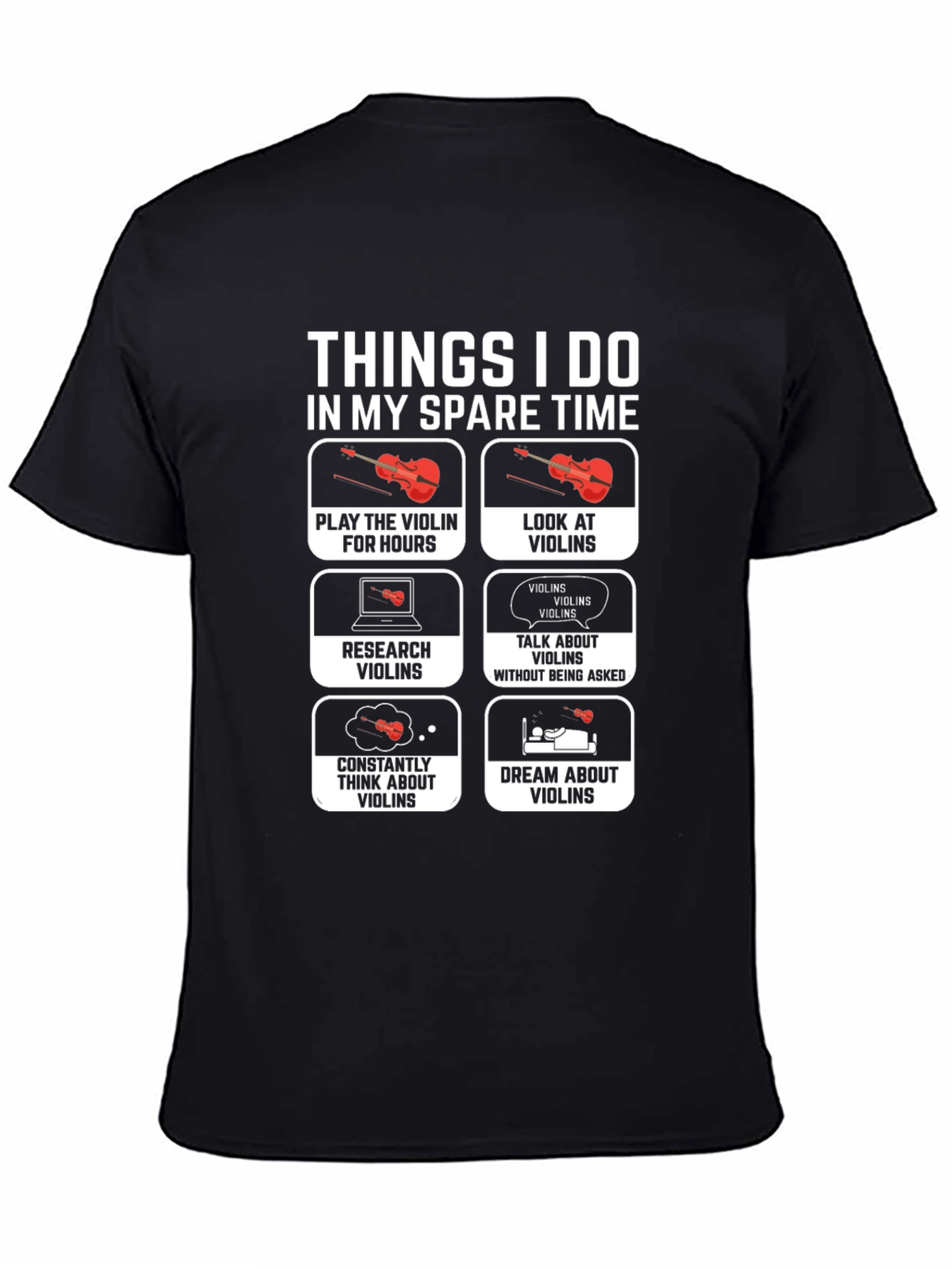Violin Spare Time Hobby T-Shirt