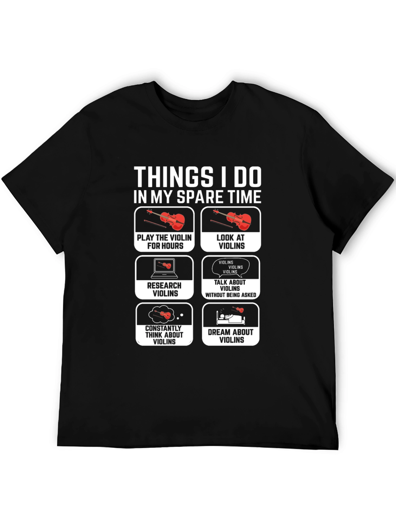 Violin Spare Time Hobby T-Shirt