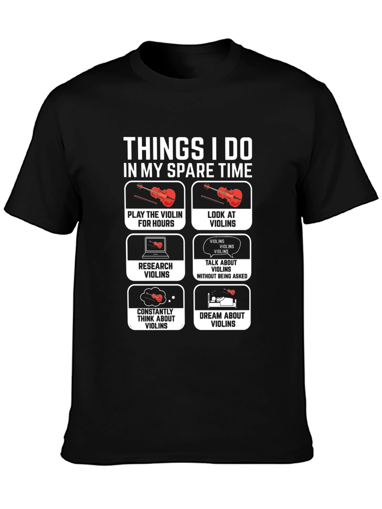 Violin Spare Time Hobby T-Shirt