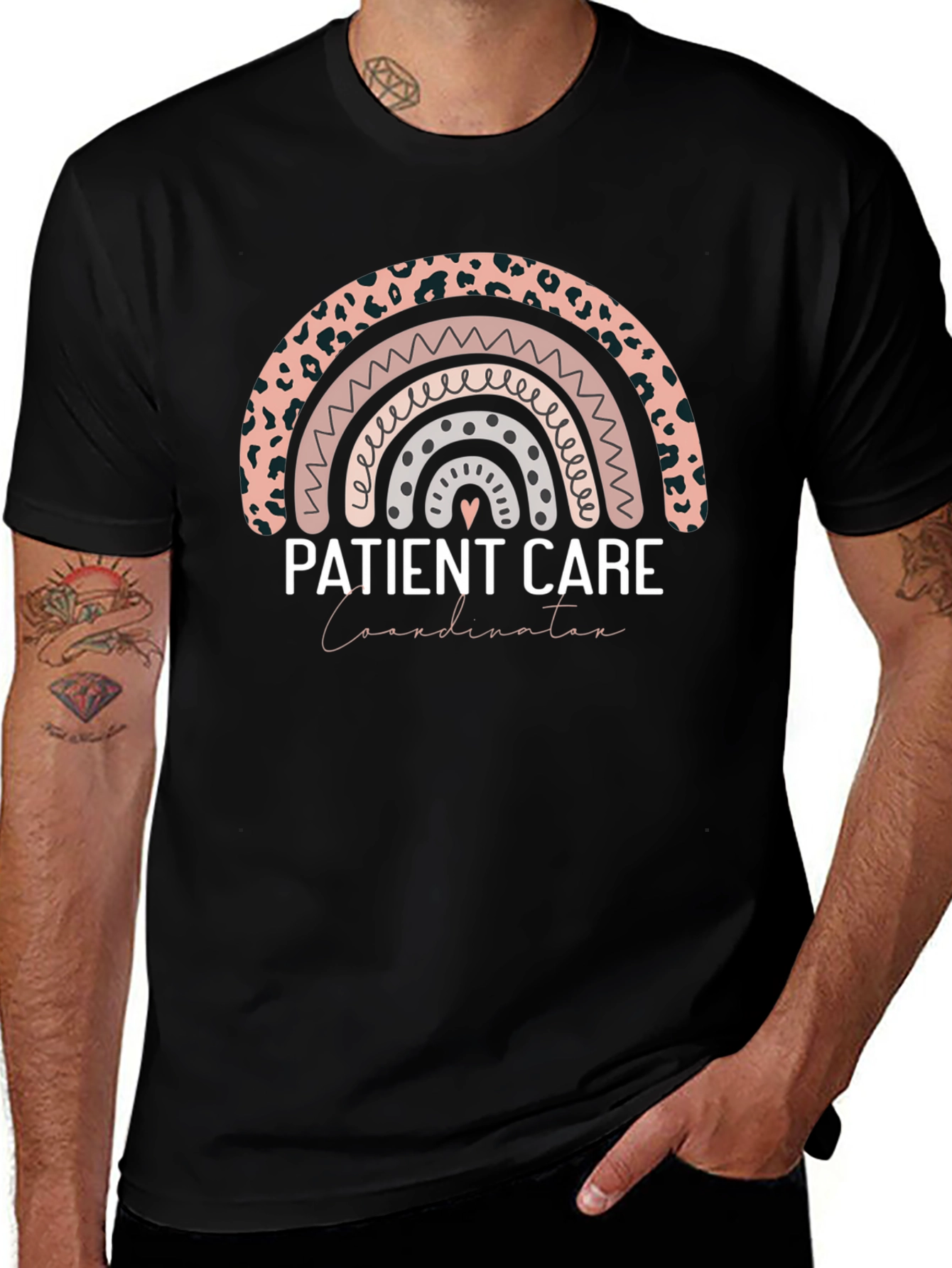 Patient Care Coordinator Rainbow T-Shirt