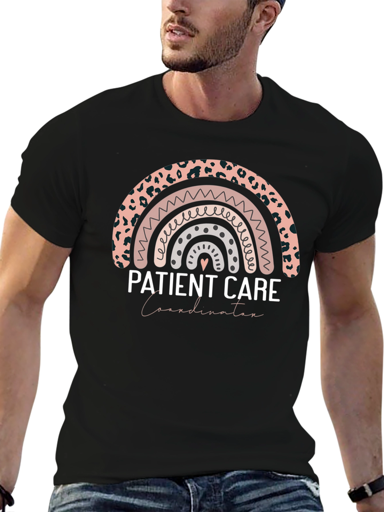 Patient Care Coordinator Rainbow T-Shirt