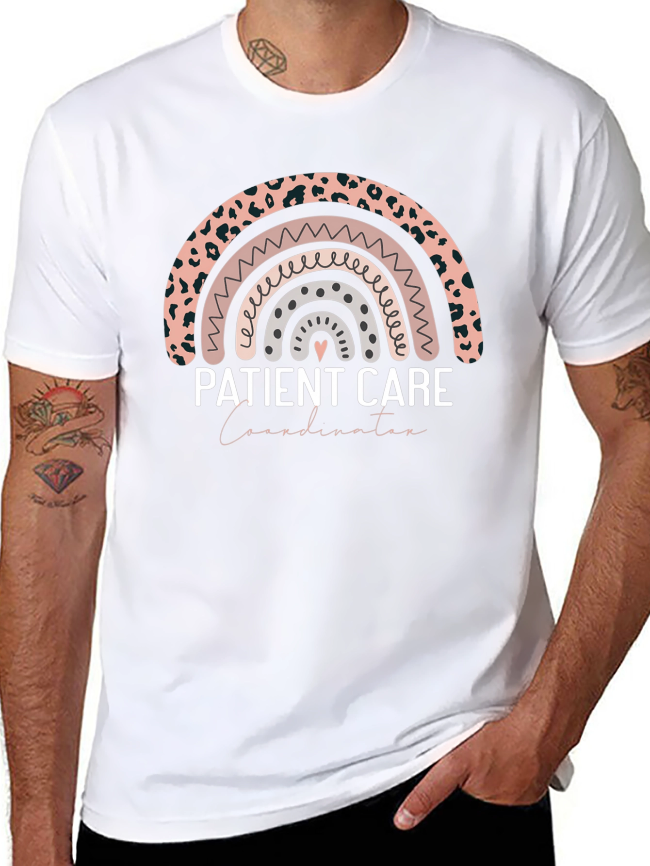 Patient Care Coordinator Rainbow T-Shirt