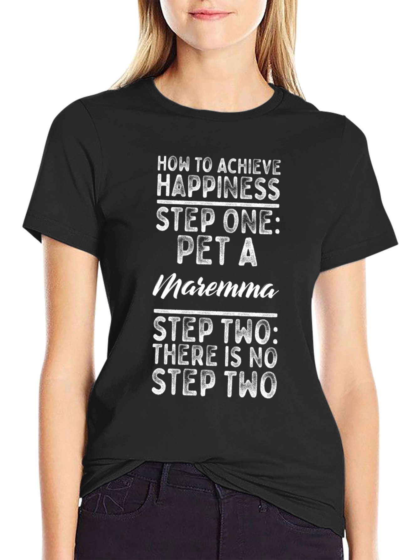 Pet a Maremma T-Shirt - Achieve Happiness Now!