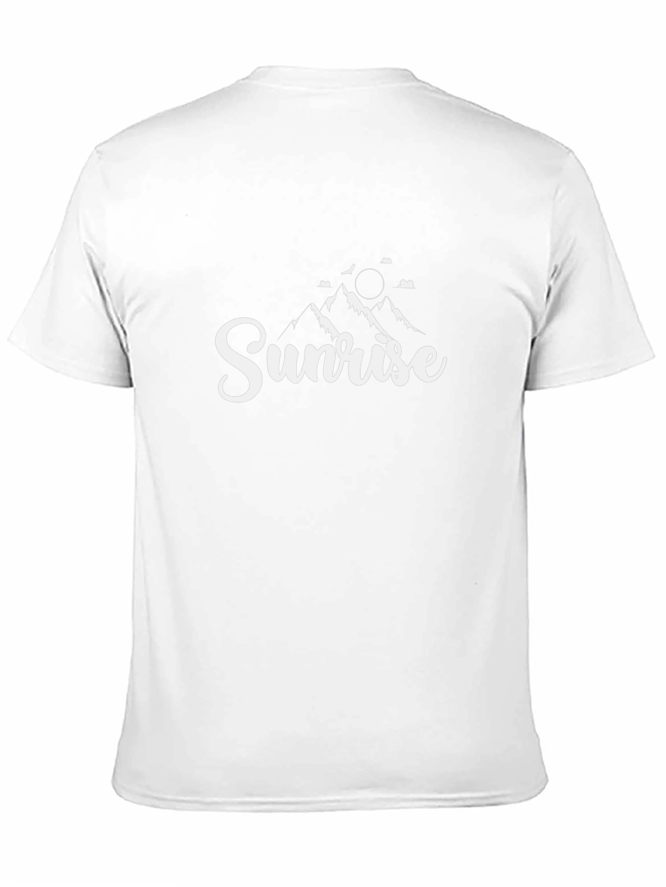 Sunrise Graphic Print Black T-Shirt