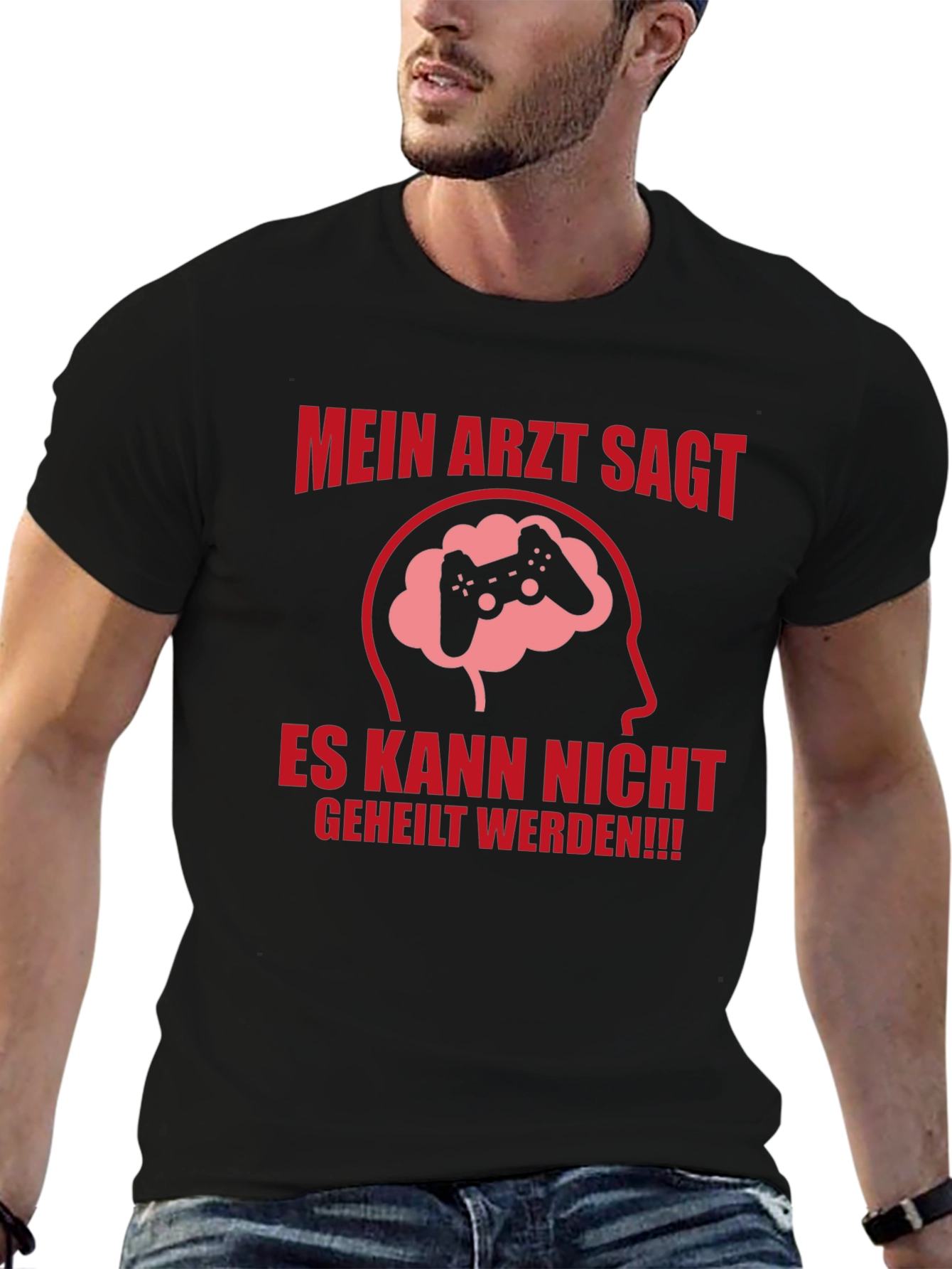Gamer Brain Graphic T-Shirt - Mein Arzt Sagt