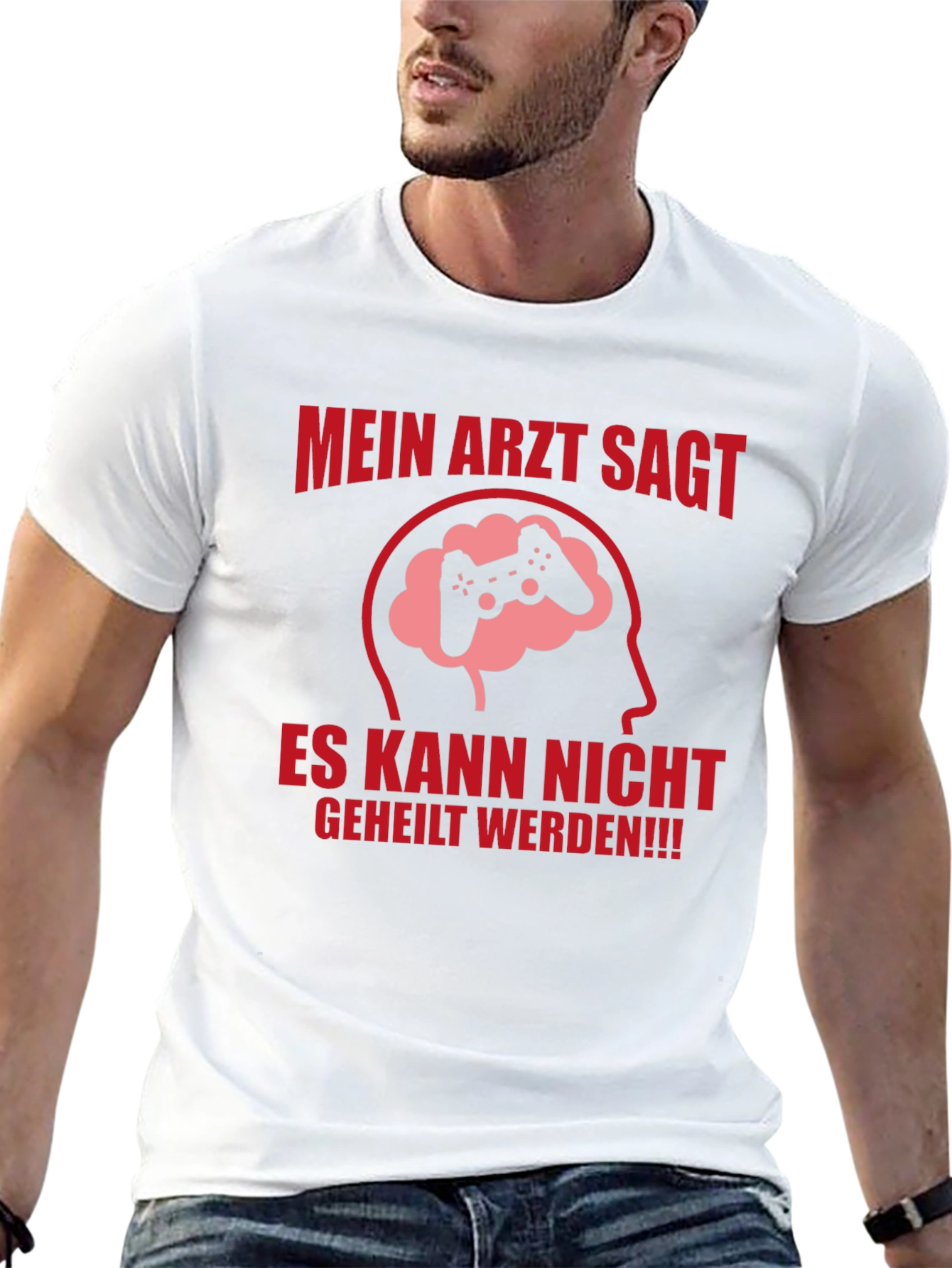Gamer Brain Graphic T-Shirt - Mein Arzt Sagt