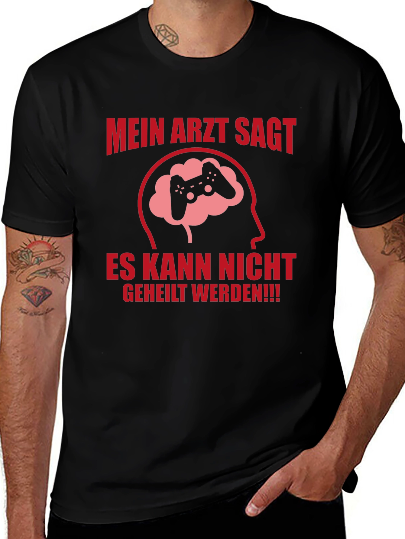 Gamer Brain Graphic T-Shirt - Mein Arzt Sagt