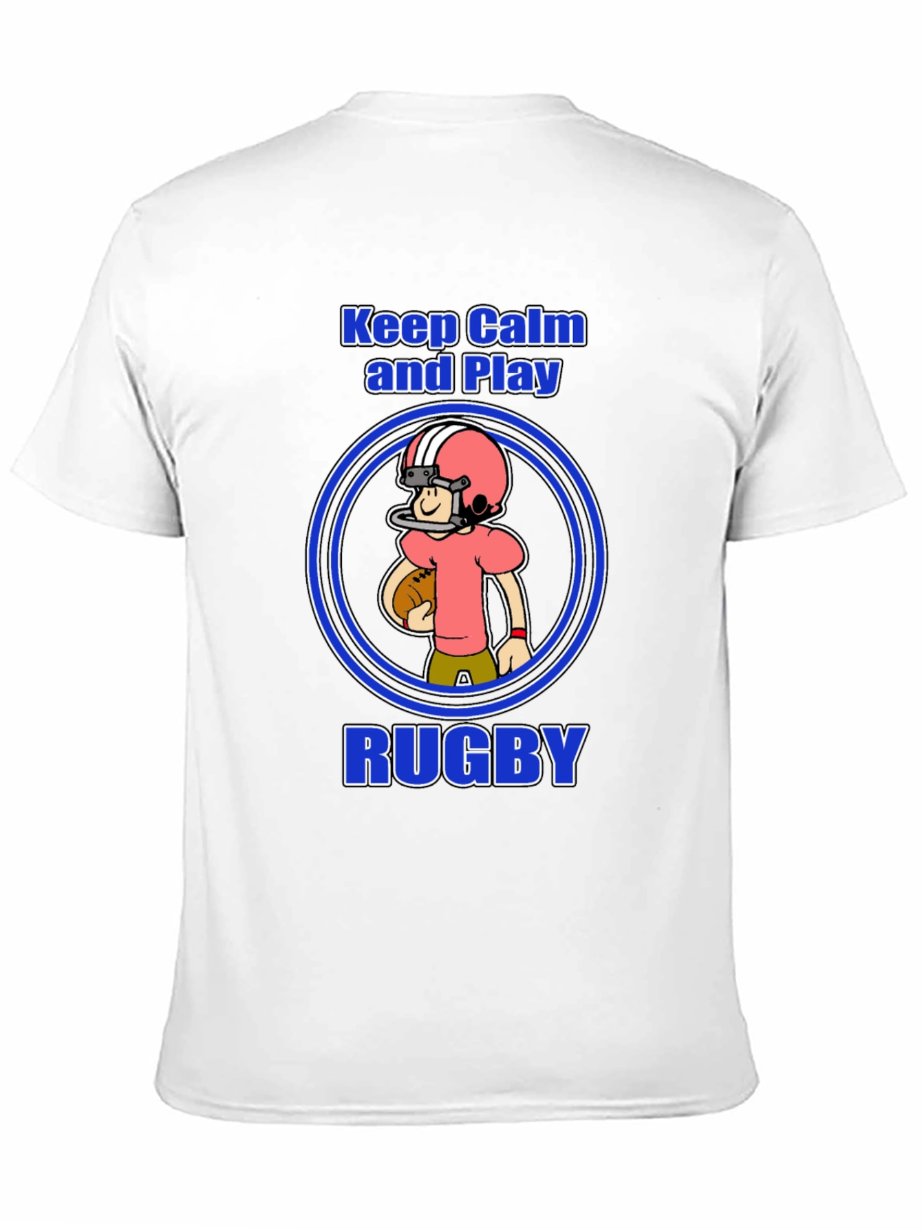 Keep Calm and Play Rugby Graphic Tee