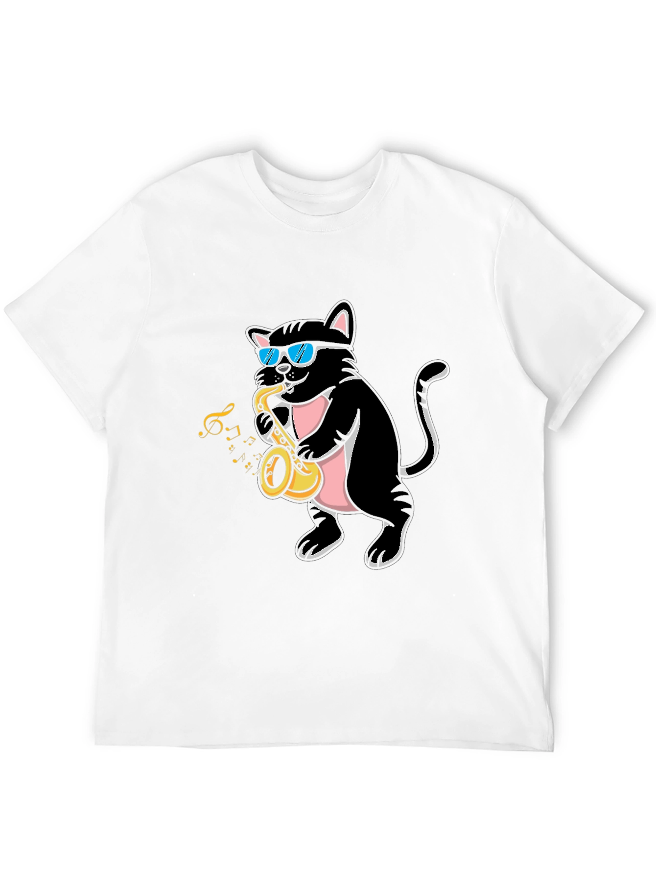 Cool Cat Saxophone T-Shirt