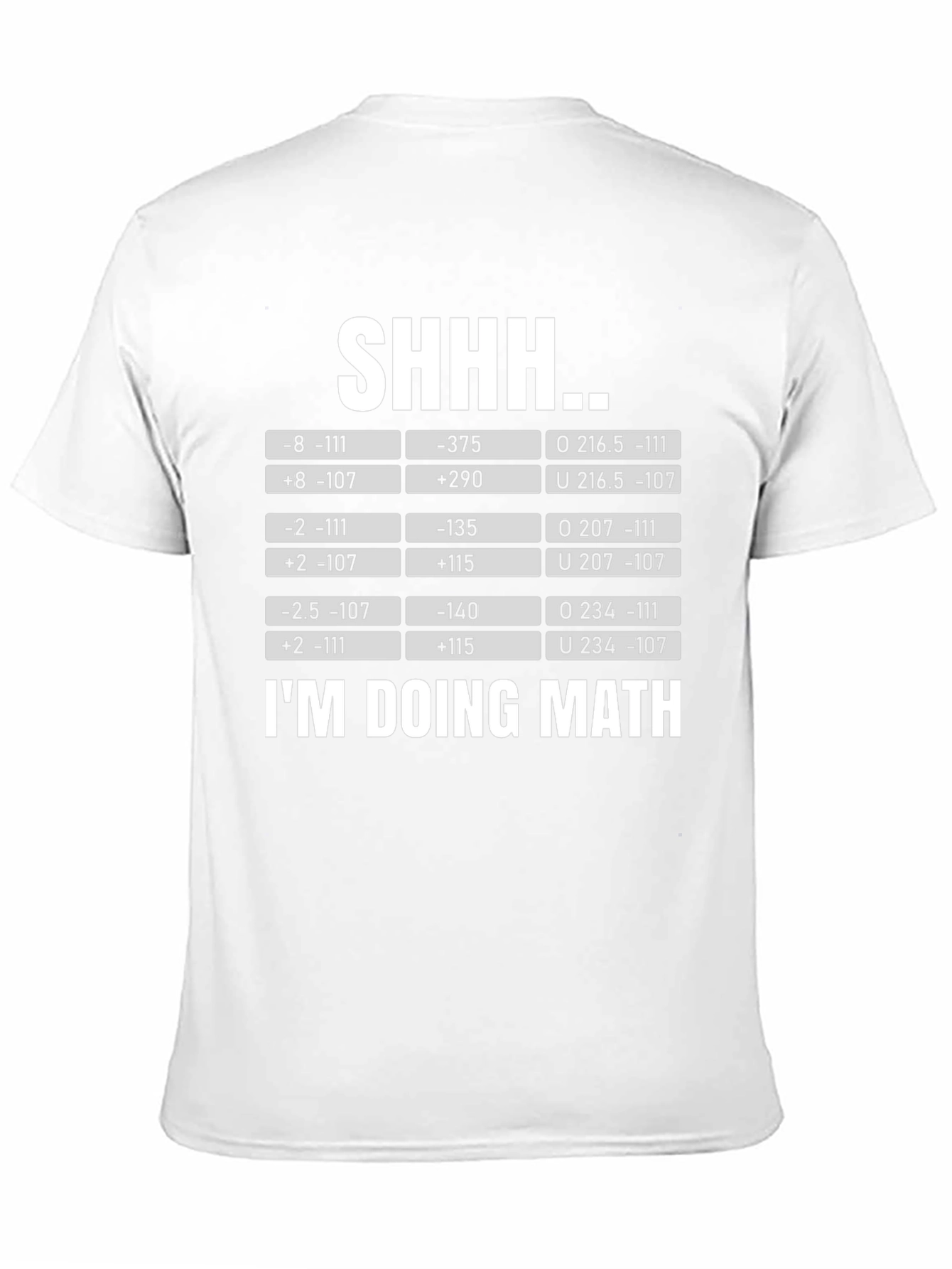 Im Doing Math T-Shirt Funny Geek Nerd