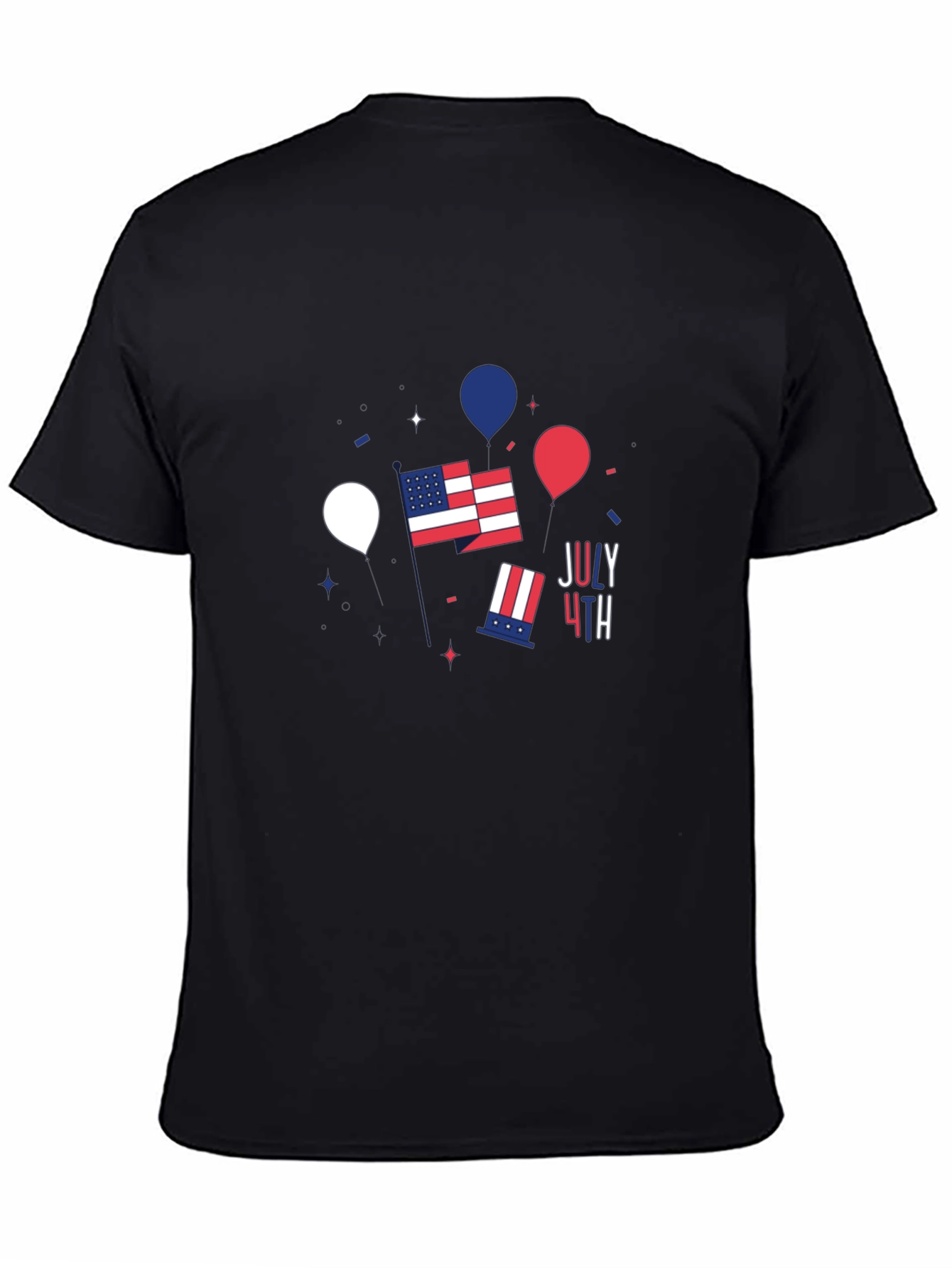 Patriotic July 4th Graphic T-Shirt