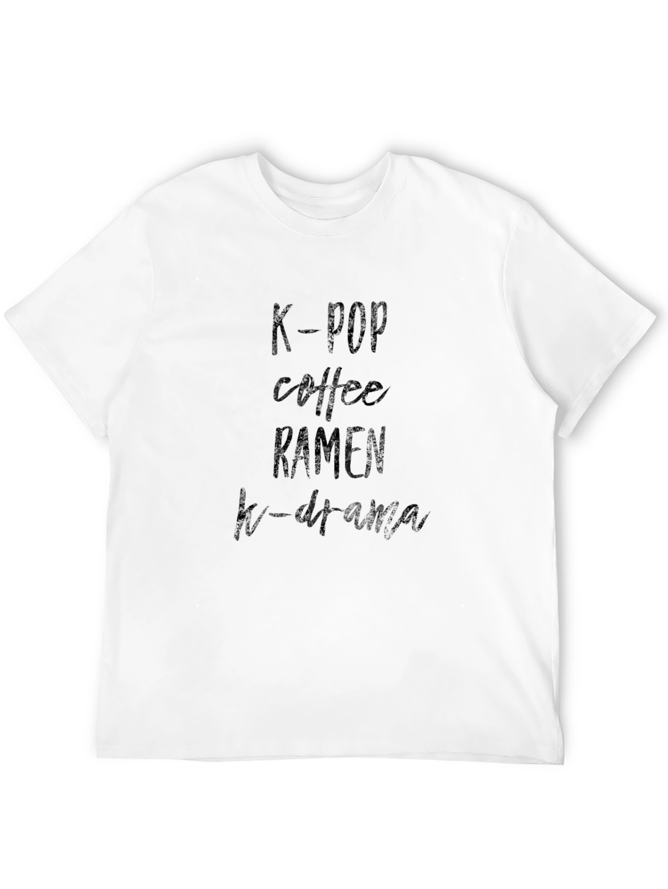 K-Pop Coffee Ramen K-Drama Graphic Tee