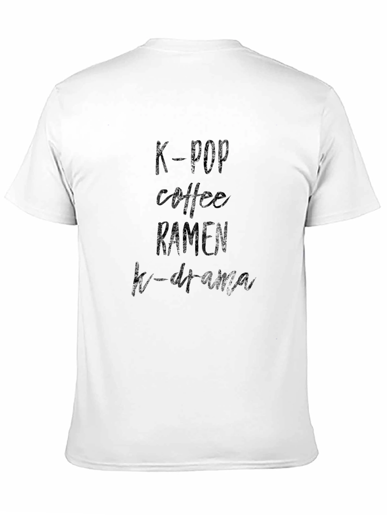 K-Pop Coffee Ramen K-Drama Graphic Tee