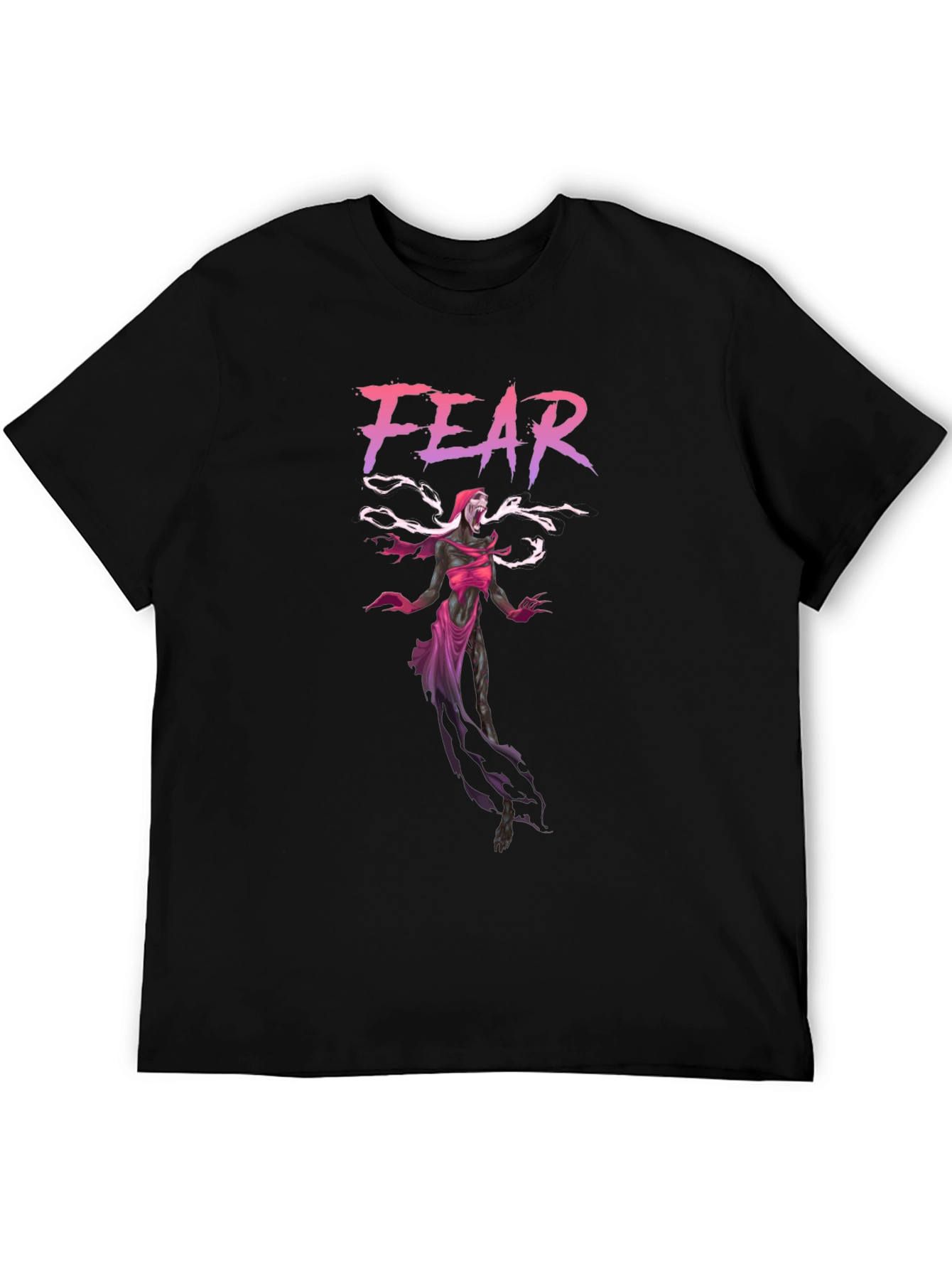 Fear Reaper Graphic T-Shirt - Black