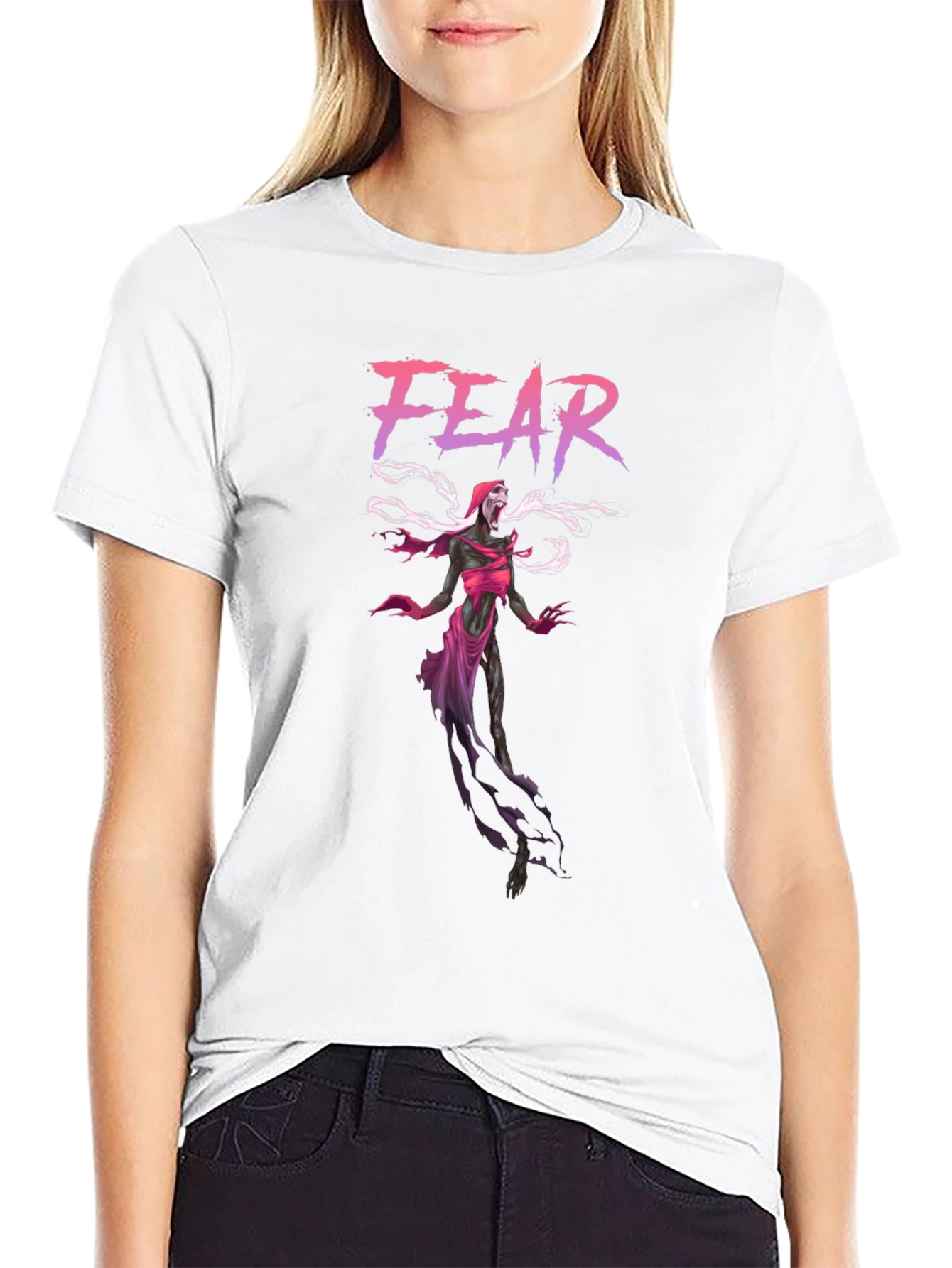 Fear Reaper Graphic T-Shirt - Black