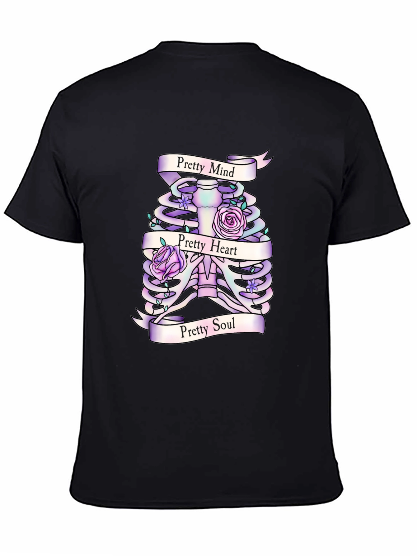 Pretty Mind Heart Soul Ribcage T-Shirt