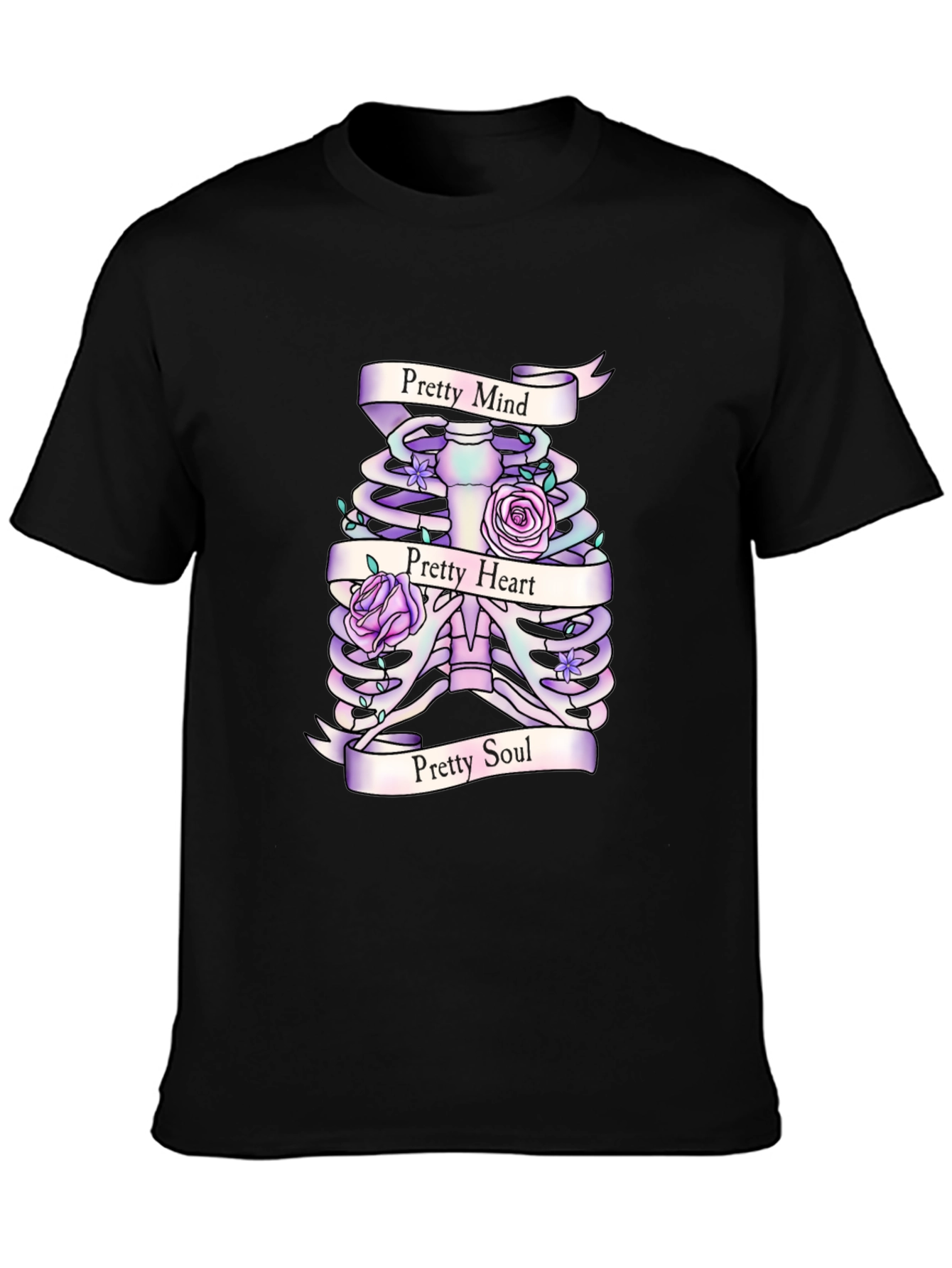 Pretty Mind Heart Soul Ribcage T-Shirt