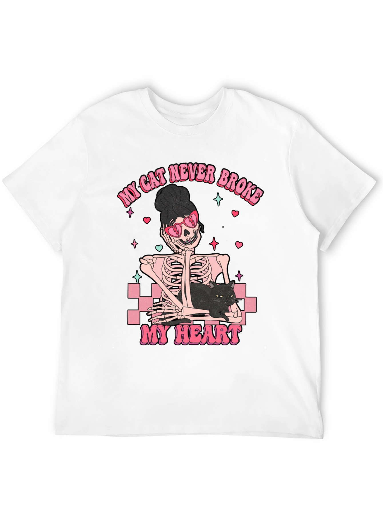 My Cat Never Broke My Heart Graphic T-Shirt