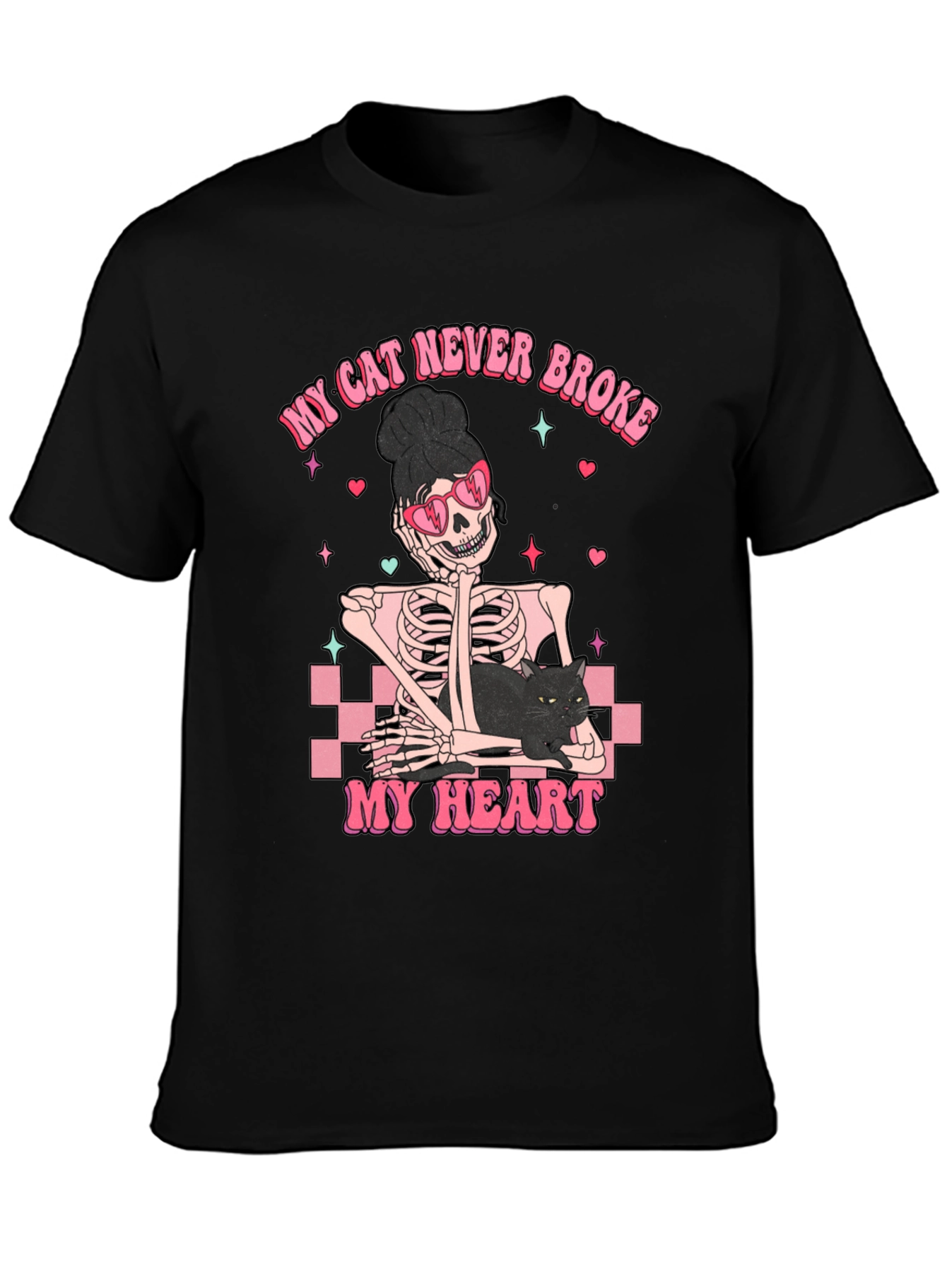 My Cat Never Broke My Heart Graphic T-Shirt