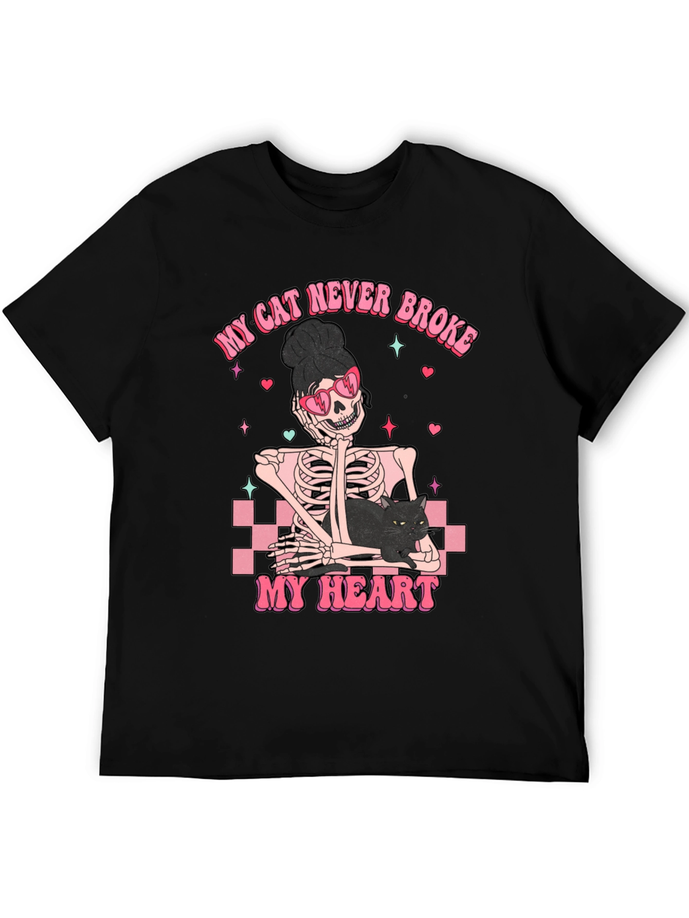 My Cat Never Broke My Heart Graphic T-Shirt