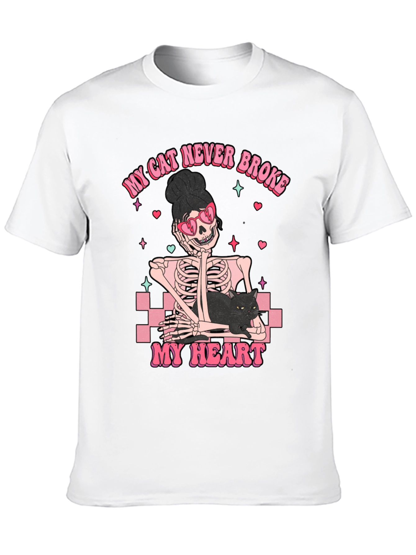 My Cat Never Broke My Heart Graphic T-Shirt
