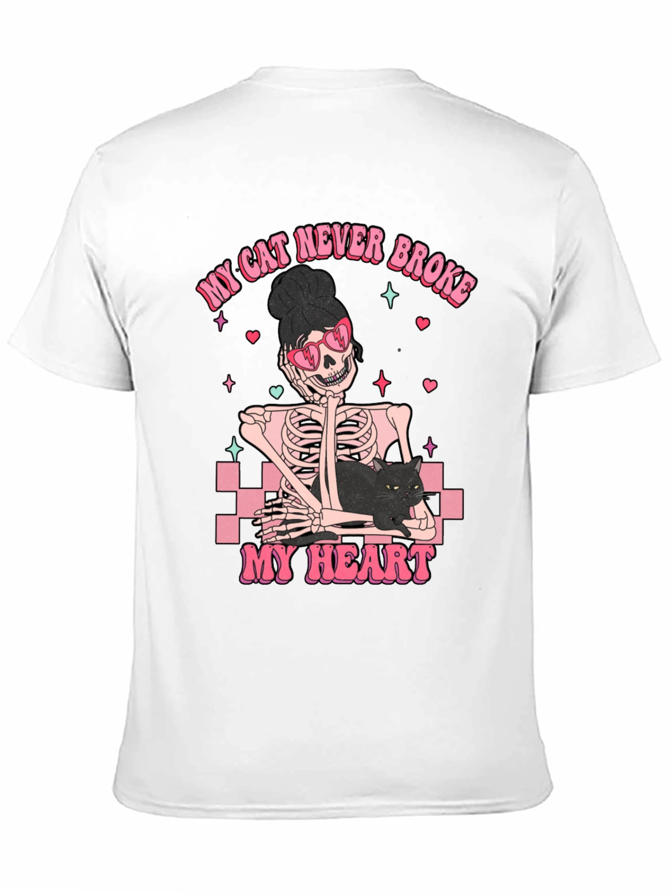 My Cat Never Broke My Heart Graphic T-Shirt