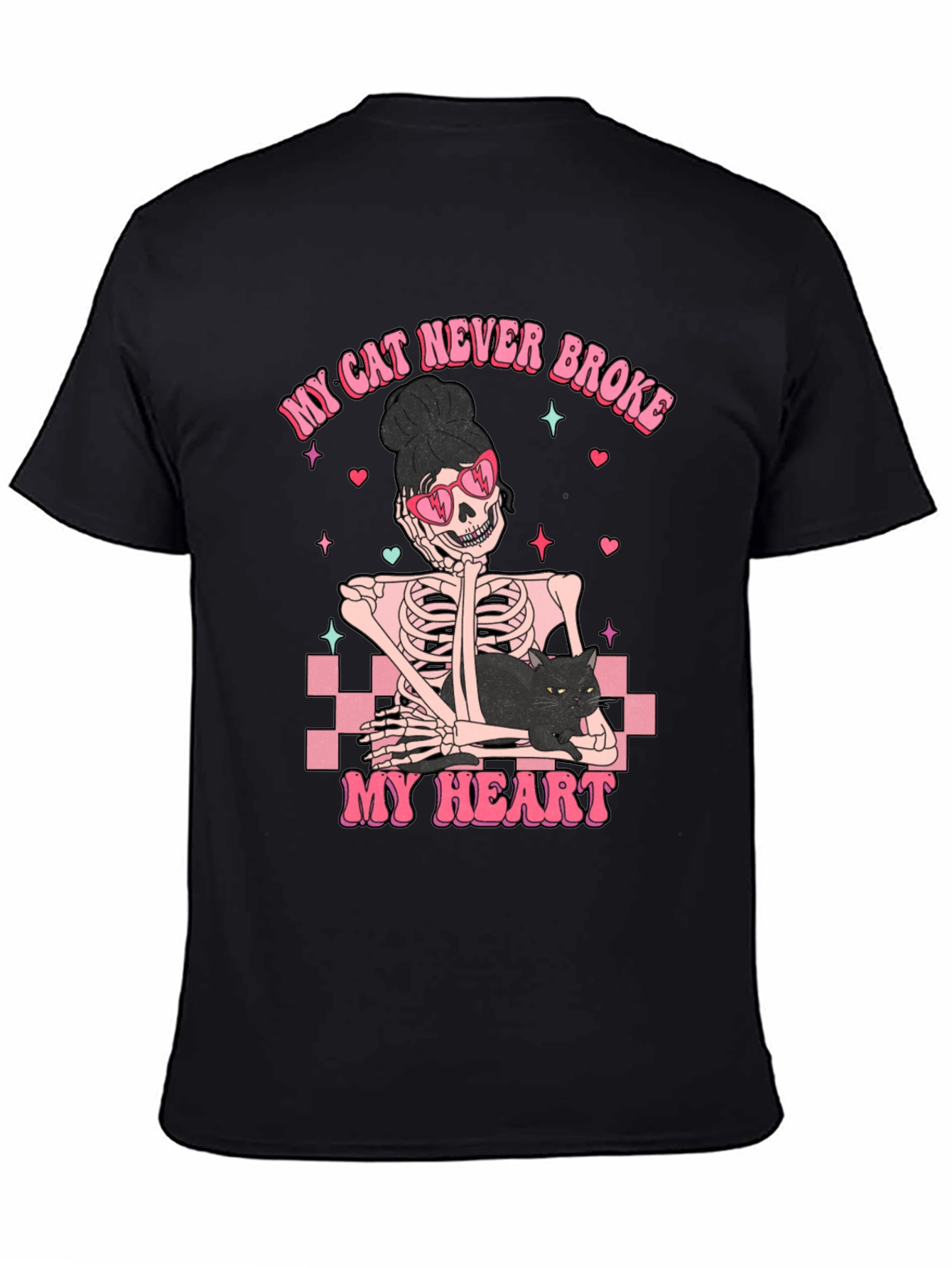 My Cat Never Broke My Heart Graphic T-Shirt