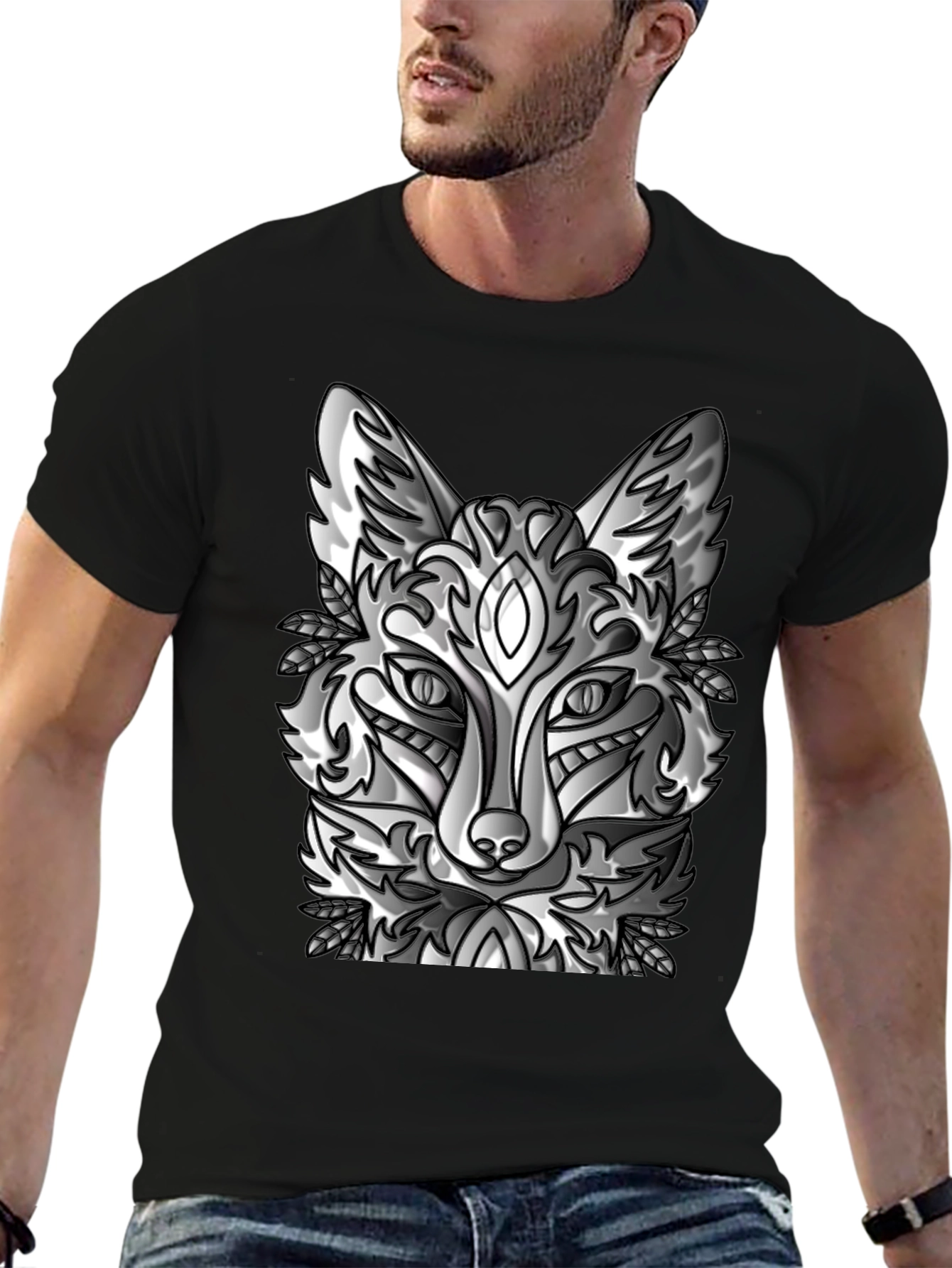 Fox Graphic Black T-Shirt