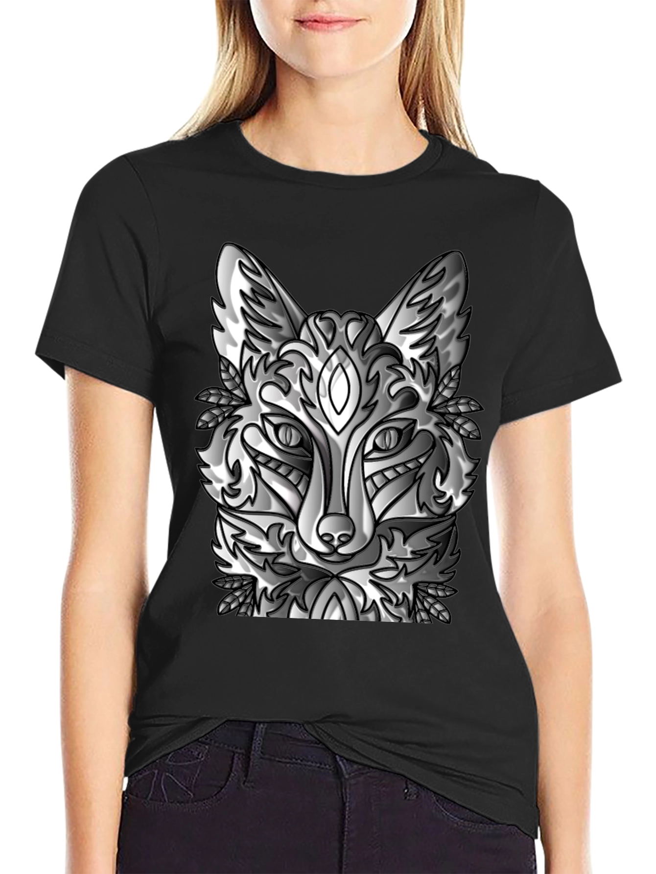 Fox Graphic Black T-Shirt