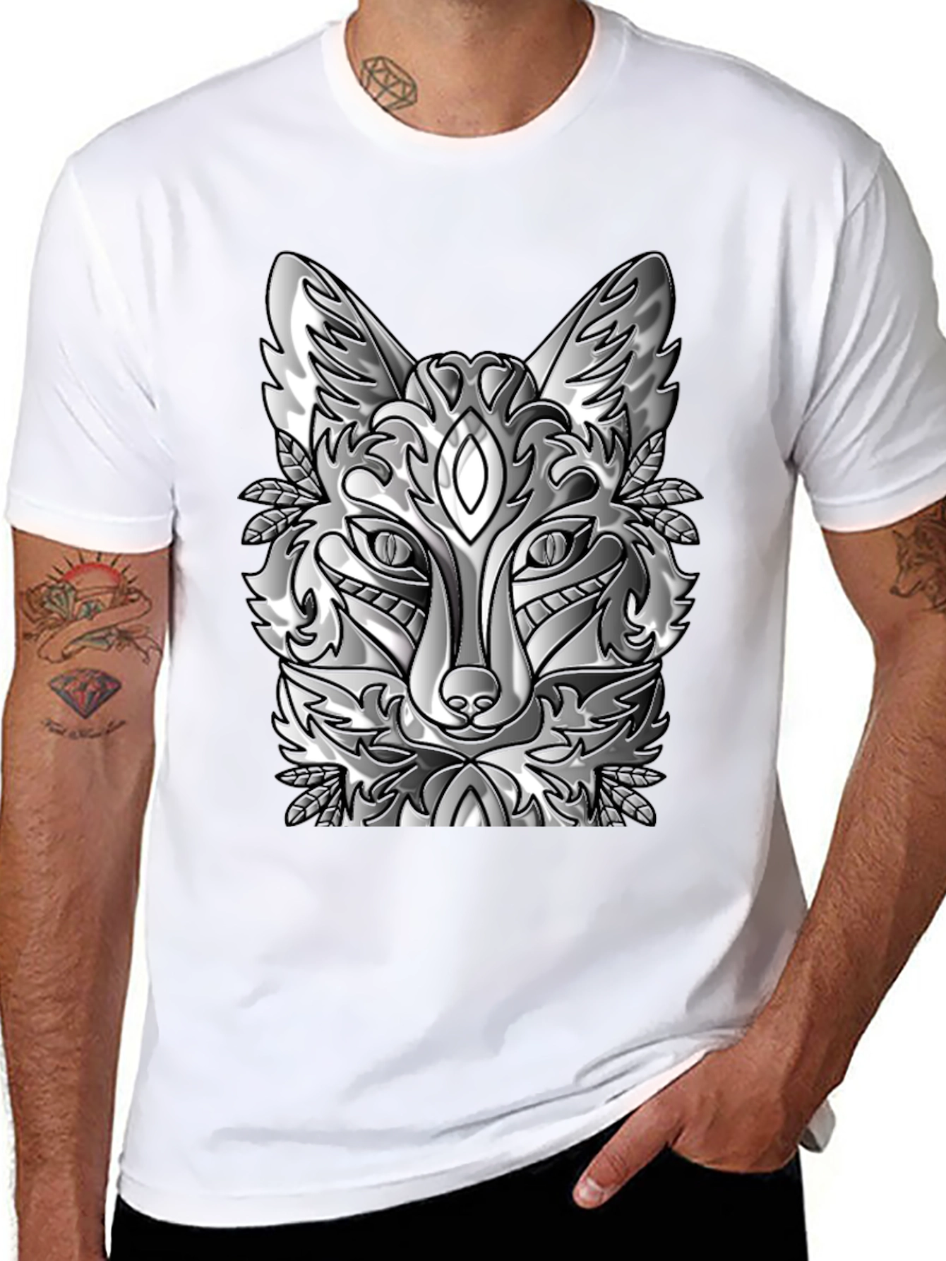 Fox Graphic Black T-Shirt