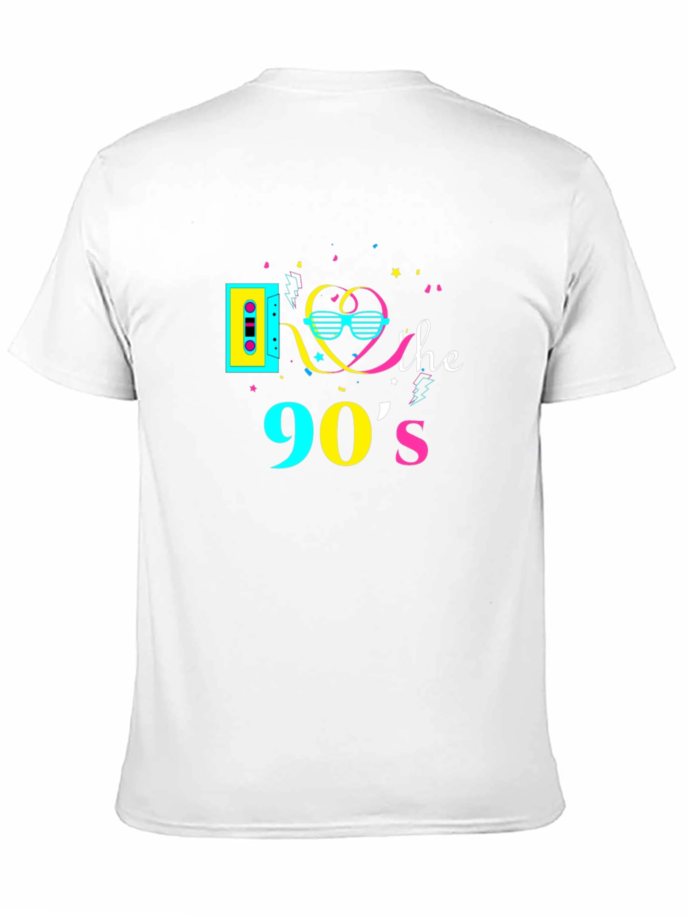 Retro 90s Graphic T-Shirt - Black