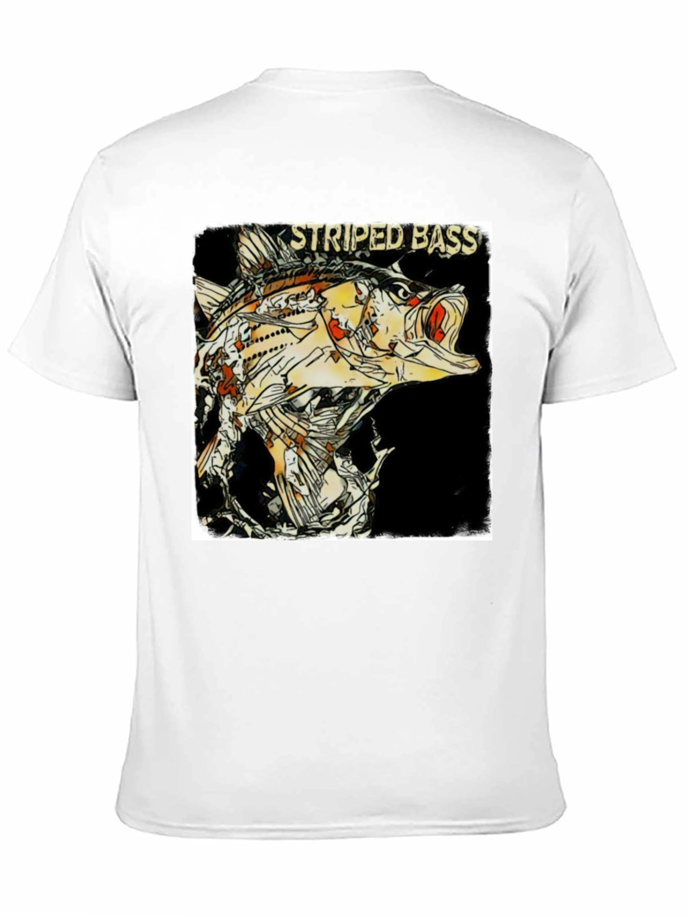 Striped Bass Graphic Print T-Shirt - Anglers Choice